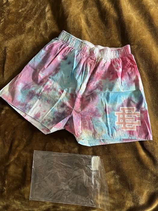 Eric Emanuel Eric Emanuel EE house shorts tie dye blue pink purple ...