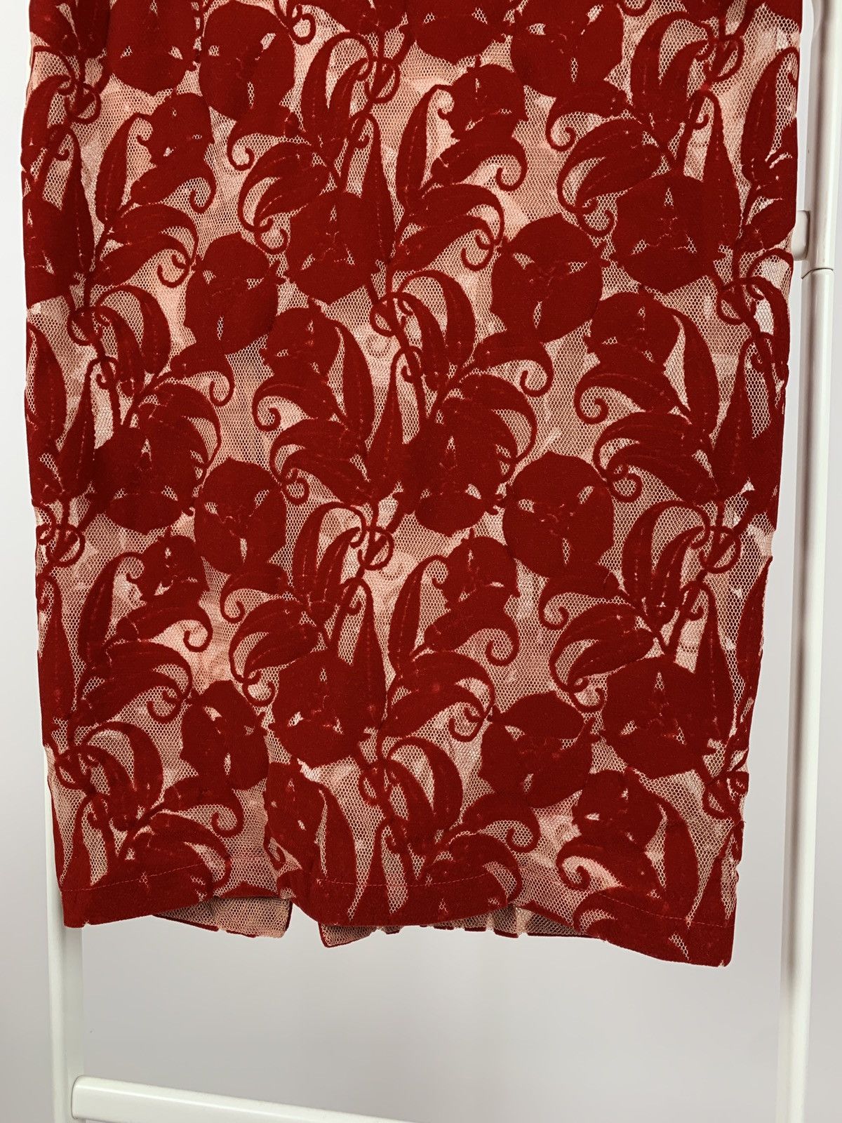 Ann Demeulemeester Ann Demeulemeester Elma Red Mini Skirt Size 25" / US 0 / IT 36 - 6 Thumbnail