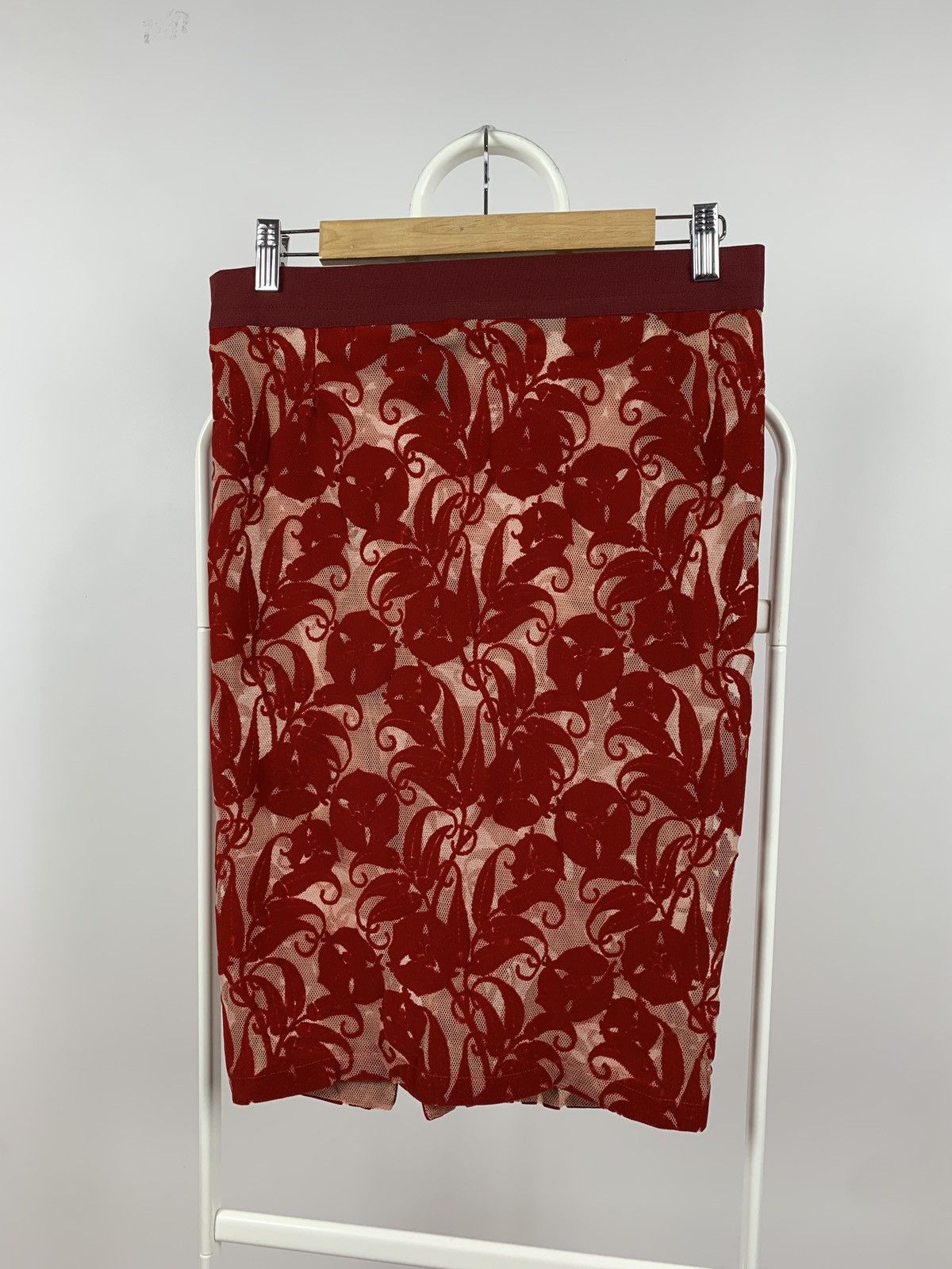Ann Demeulemeester Ann Demeulemeester Elma Red Mini Skirt Size 25" / US 0 / IT 36 - 1 Thumbnail