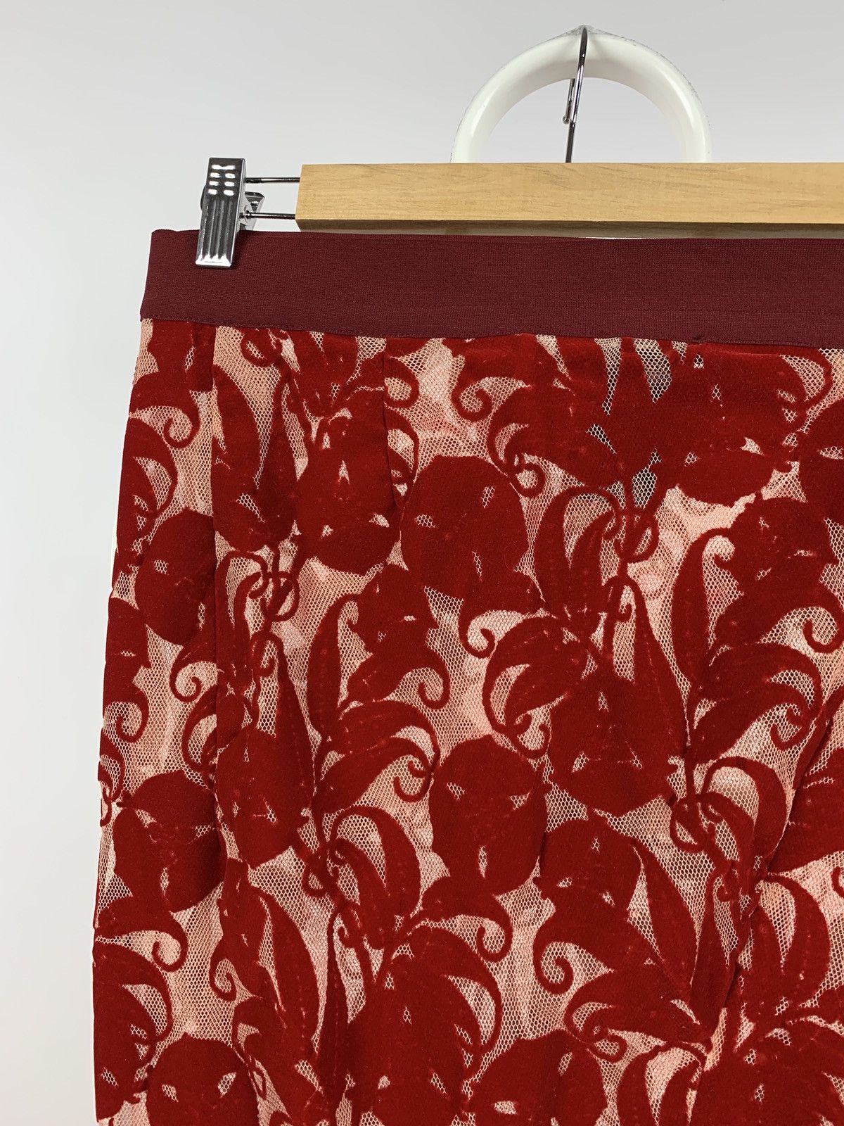 Ann Demeulemeester Ann Demeulemeester Elma Red Mini Skirt Size 25" / US 0 / IT 36 - 10 Thumbnail