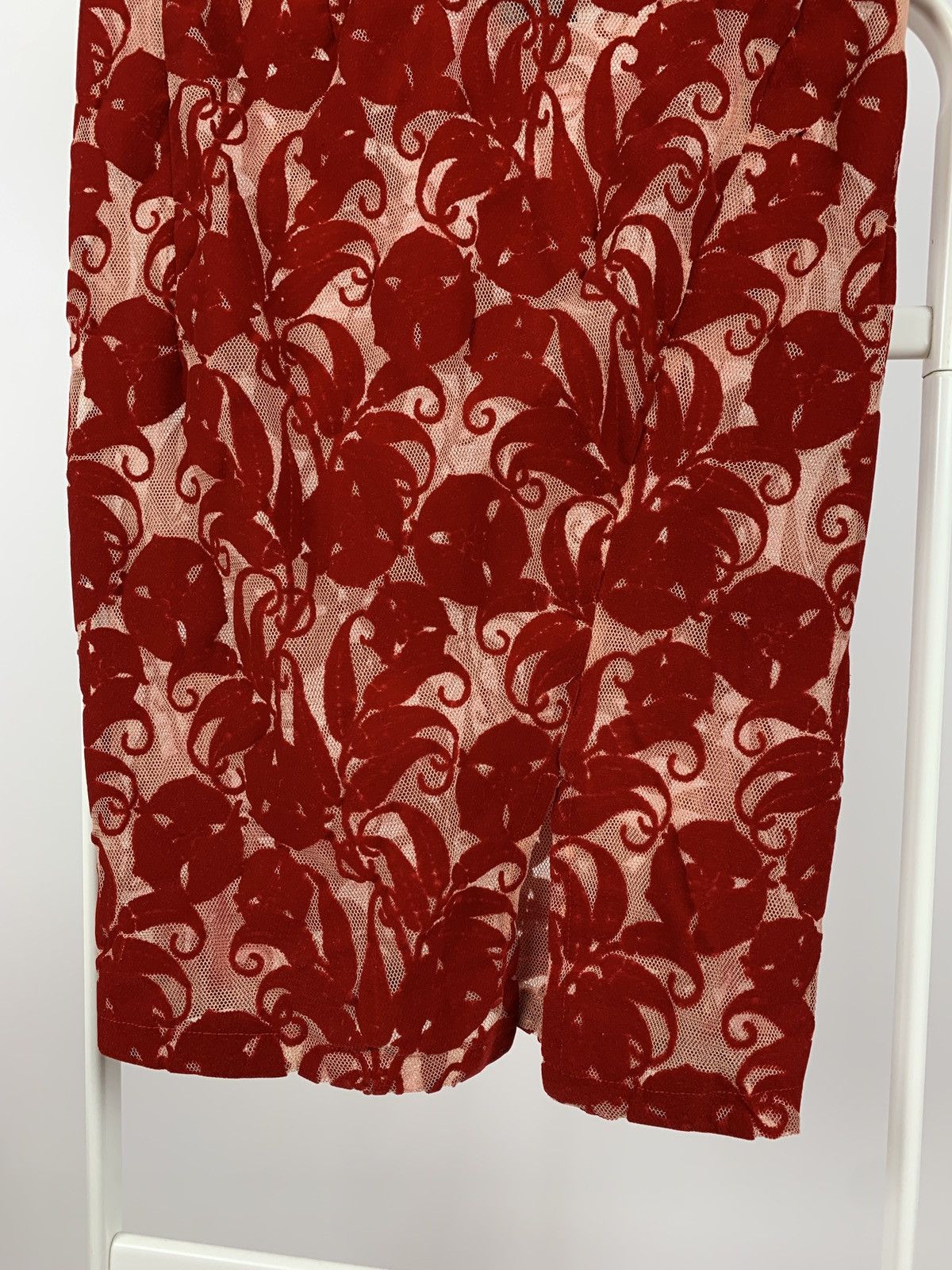 Ann Demeulemeester Ann Demeulemeester Elma Red Mini Skirt Size 25" / US 0 / IT 36 - 11 Thumbnail