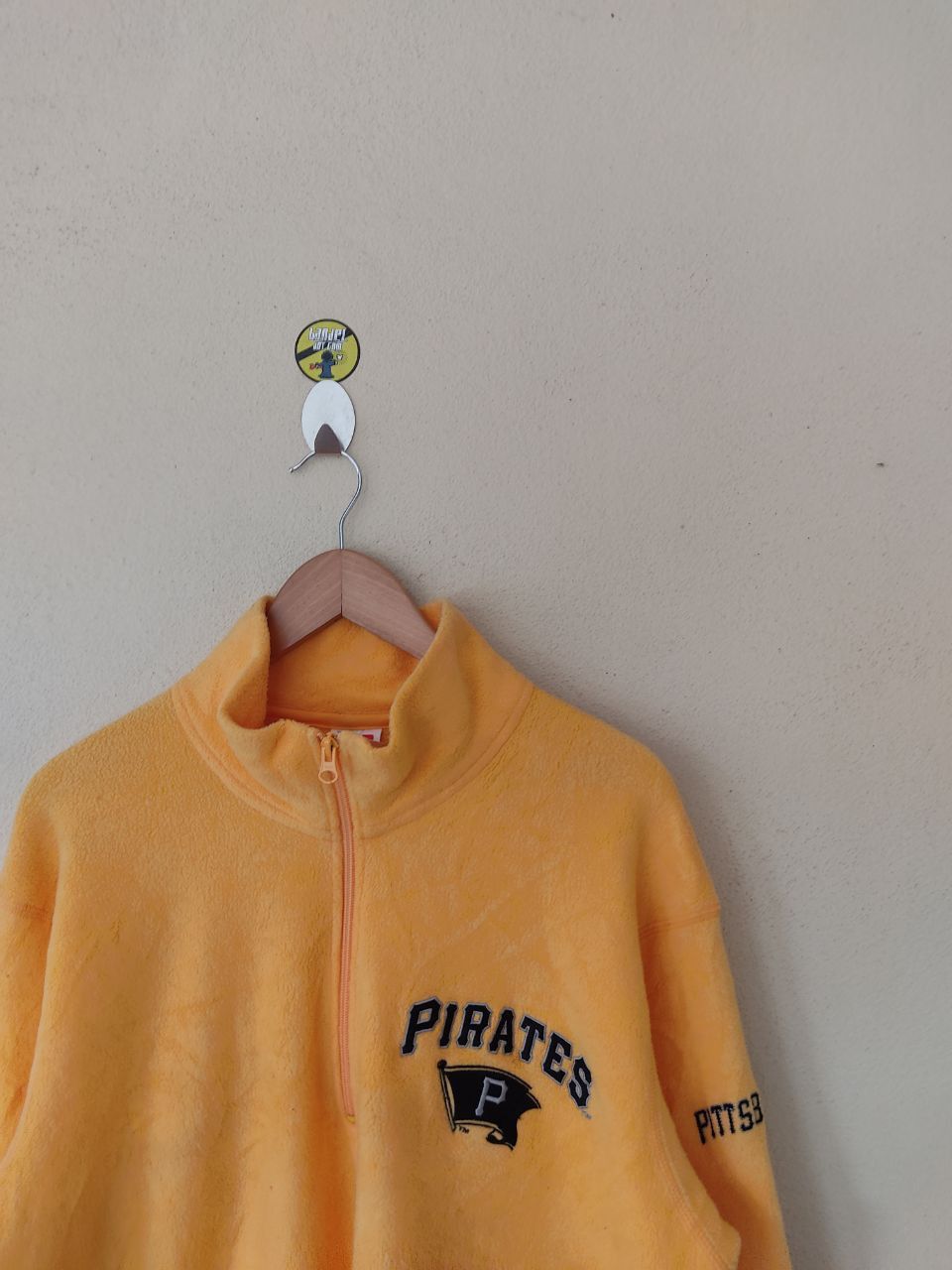 MLB × Uniqlo PIRATE TEAM MAJOR LEAGUE BASEBAL FLEECE ZIP UP JACKET Size US XL / EU 56 / 4 - 2 Thumbnail