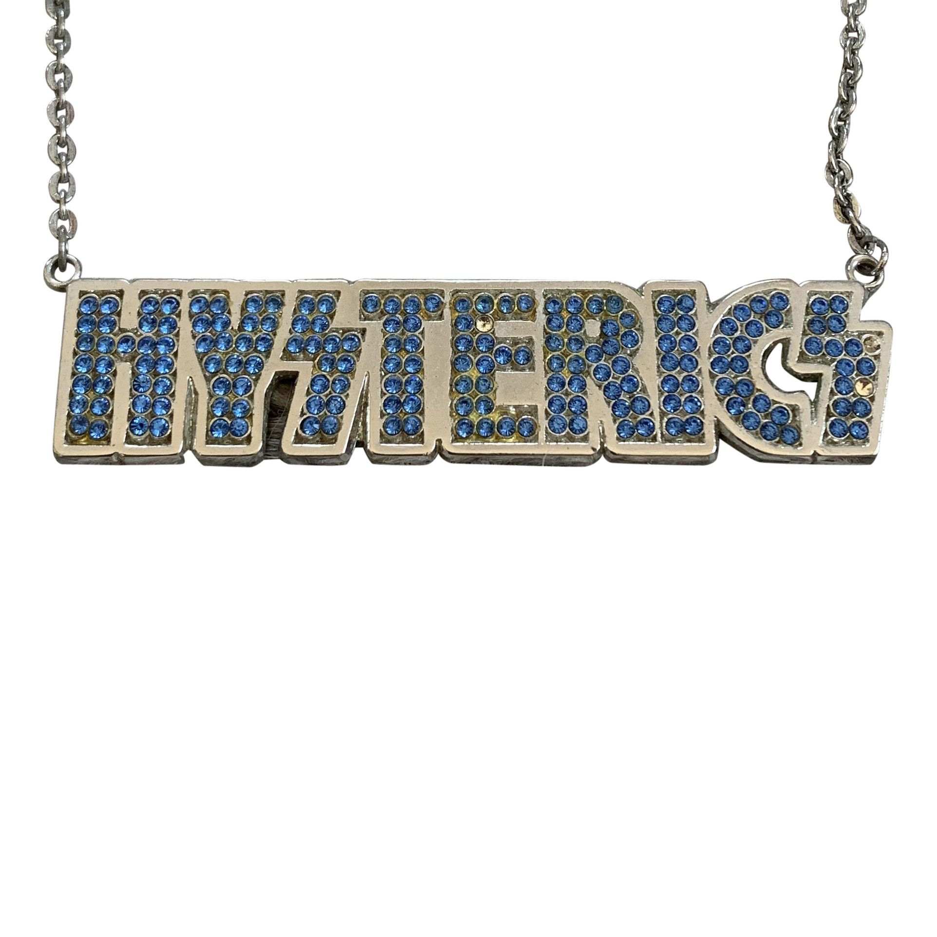 Hysteric Glamour × Swarovski Hysteric Glamour Swarovski Spellout Necklace + Case Size ONE SIZE - 1 Thumbnail
