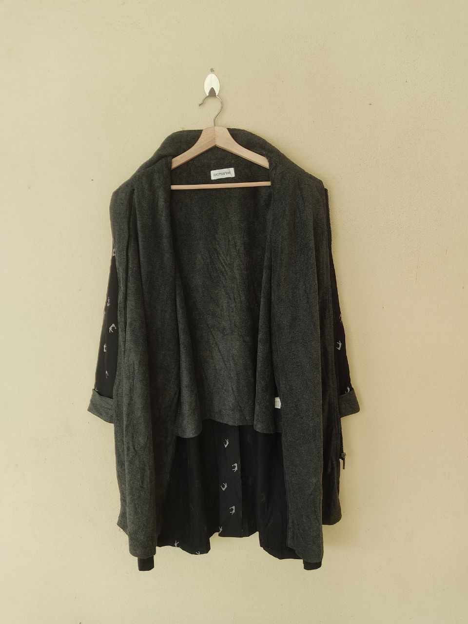 Japanese Brand × Vintage Leomarina Fullprint Long Black Jacket Size US M / EU 48-50 / 2 - 8 Thumbnail