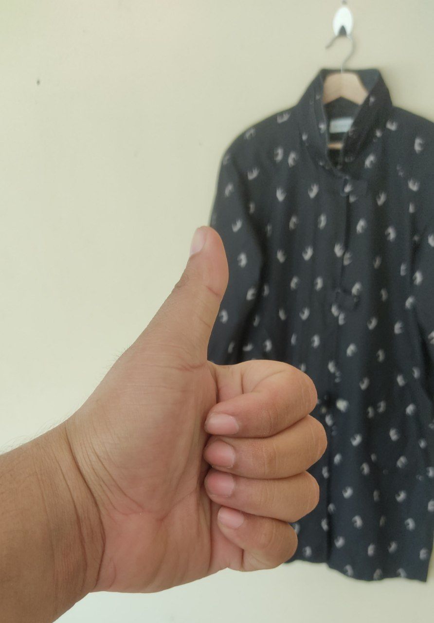 Leomarina Fullprint Long Black Jacket