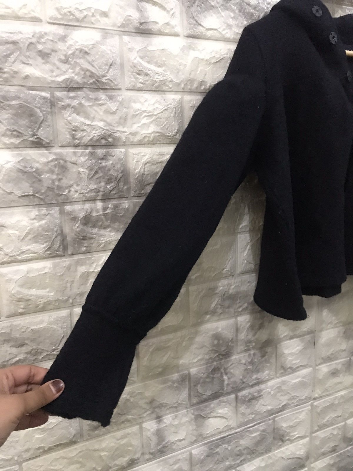Issey Miyake Zucca Cropped Women’s Jacket Hoodies Size M / US 6-8 / IT 42-44 - 4 Thumbnail