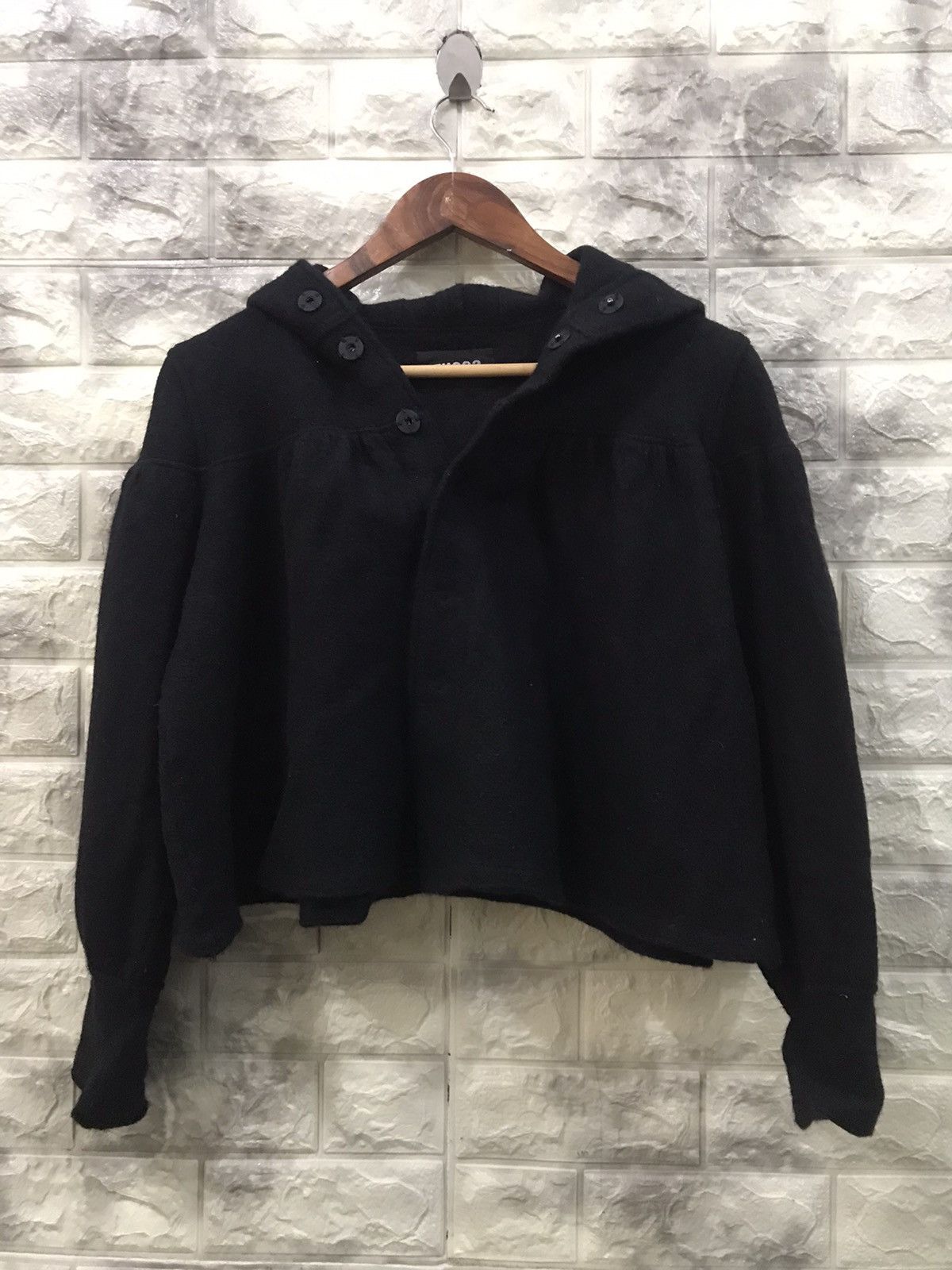 Issey Miyake Zucca Cropped Women’s Jacket Hoodies Size M / US 6-8 / IT 42-44 - 1 Thumbnail