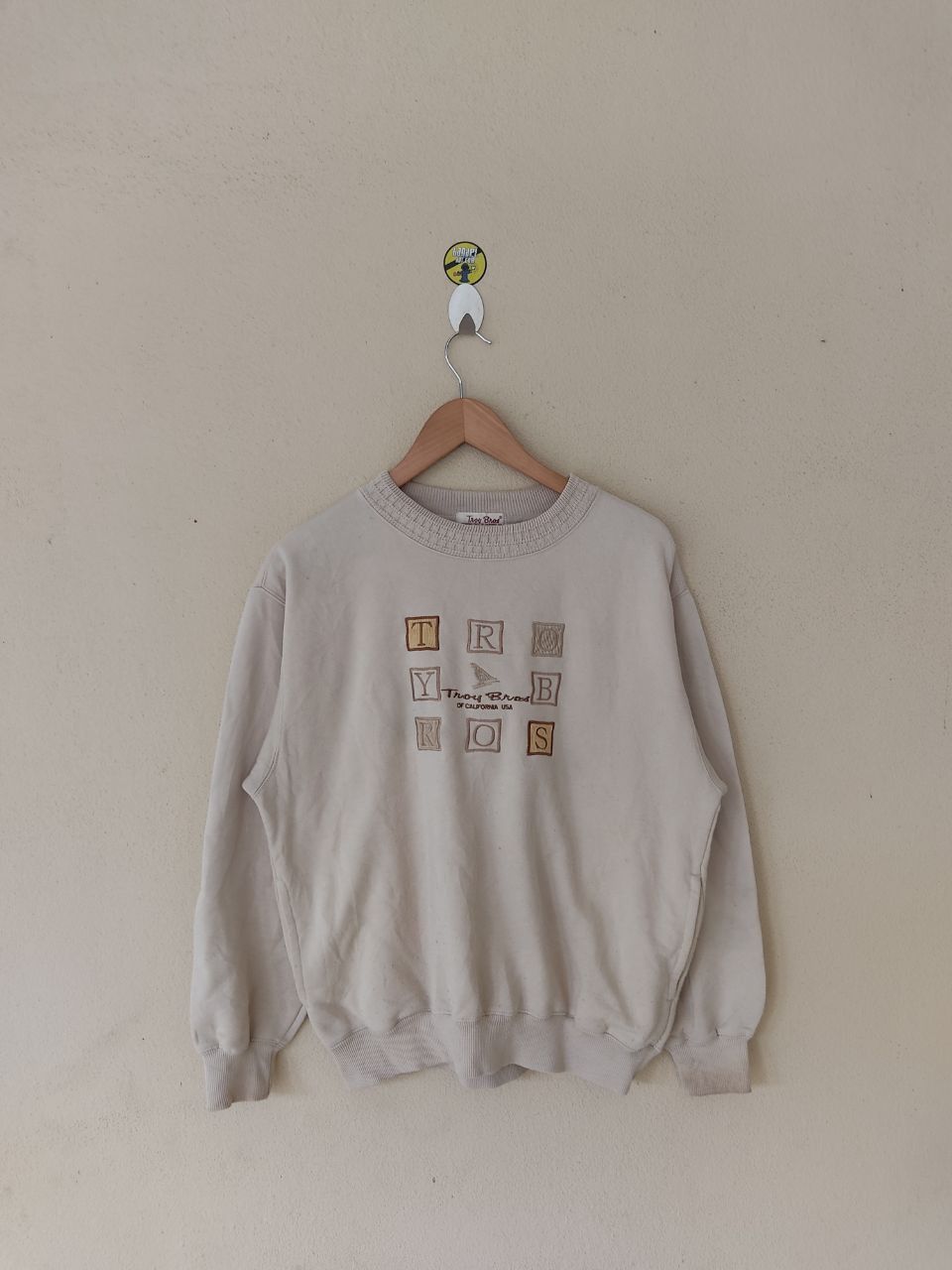 Japanese Brand × Vintage EMBROIDERED TROY BROS SWEATSHIRT Size US M / EU 48-50 / 2 - 1 Thumbnail