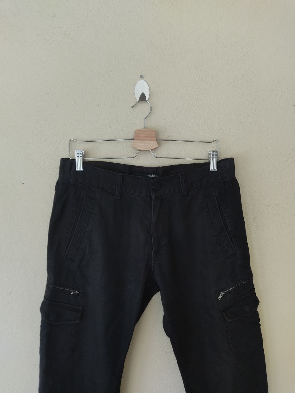 Mossimo × Seditionaries Black Cargo Denim Mossimo 32-33 Size US 32 / EU 48 - 3 Thumbnail