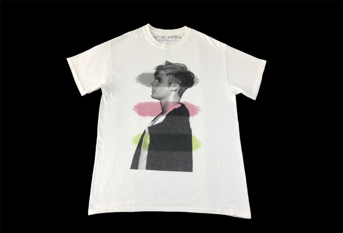 Justin Bieber Merchandise Fan Tee Big Logo K1054j