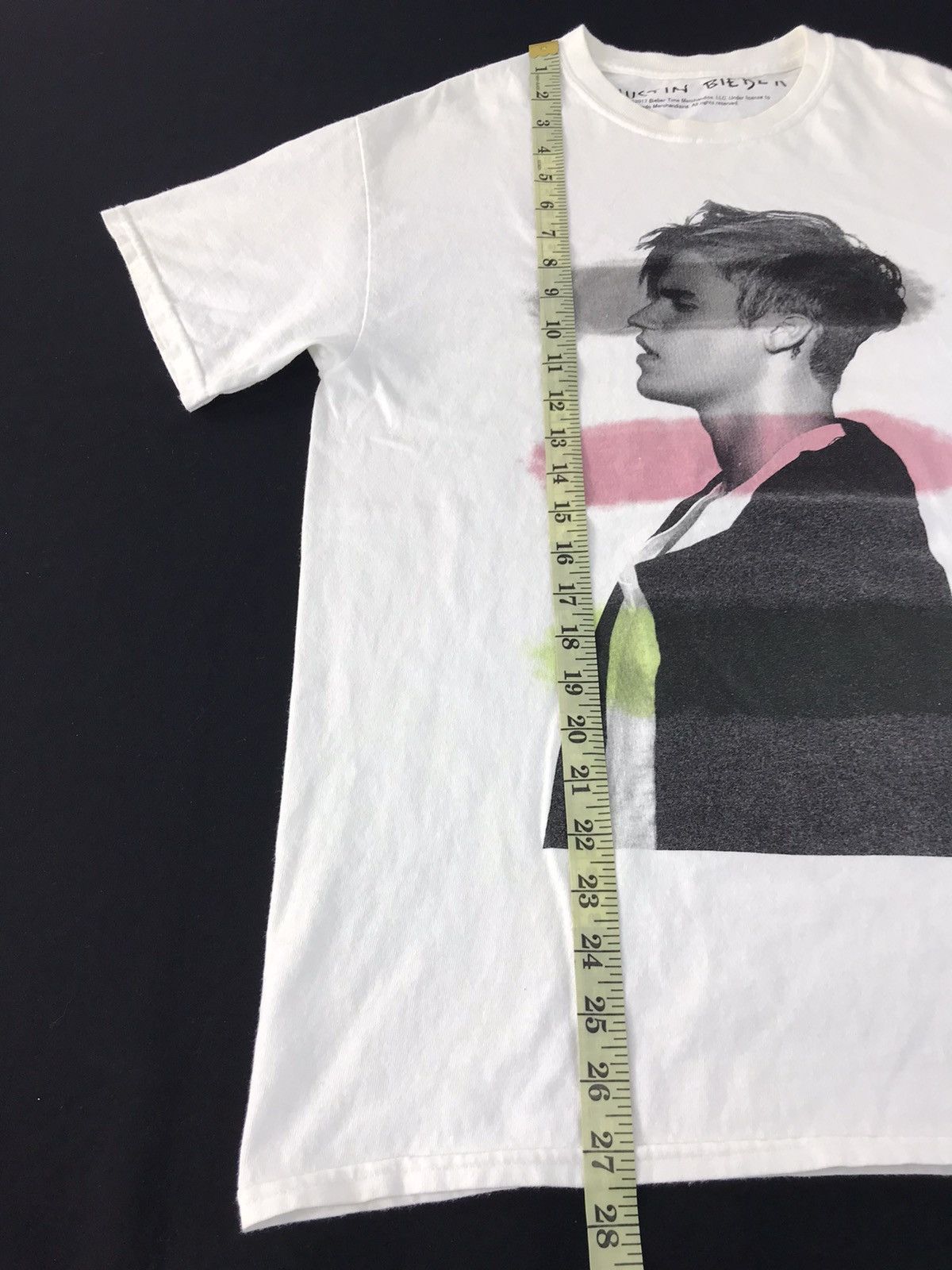 Famous Stars And Straps × Justin Bieber Justin Bieber Merchandise Fan Tee Big Logo K1054j Size US M / EU 48-50 / 2 - 8 Thumbnail