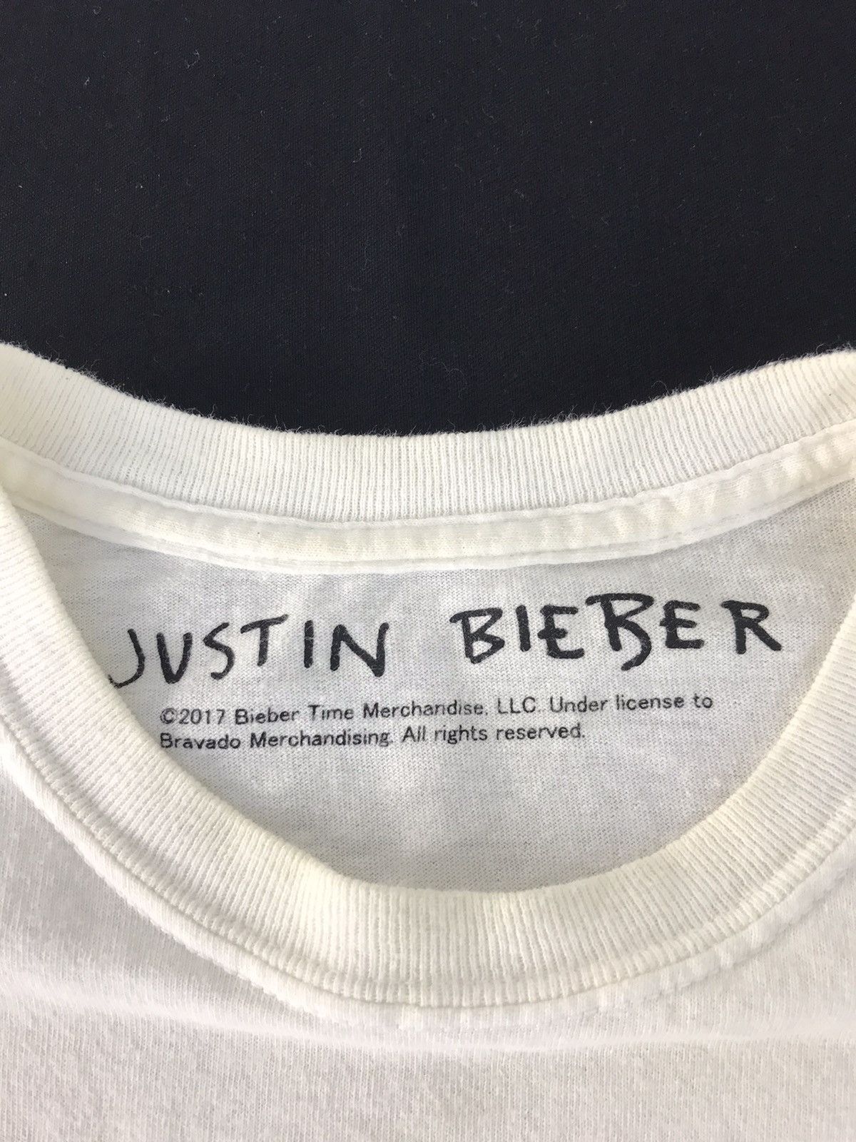 Famous Stars And Straps × Justin Bieber Justin Bieber Merchandise Fan Tee Big Logo K1054j Size US M / EU 48-50 / 2 - 4 Thumbnail