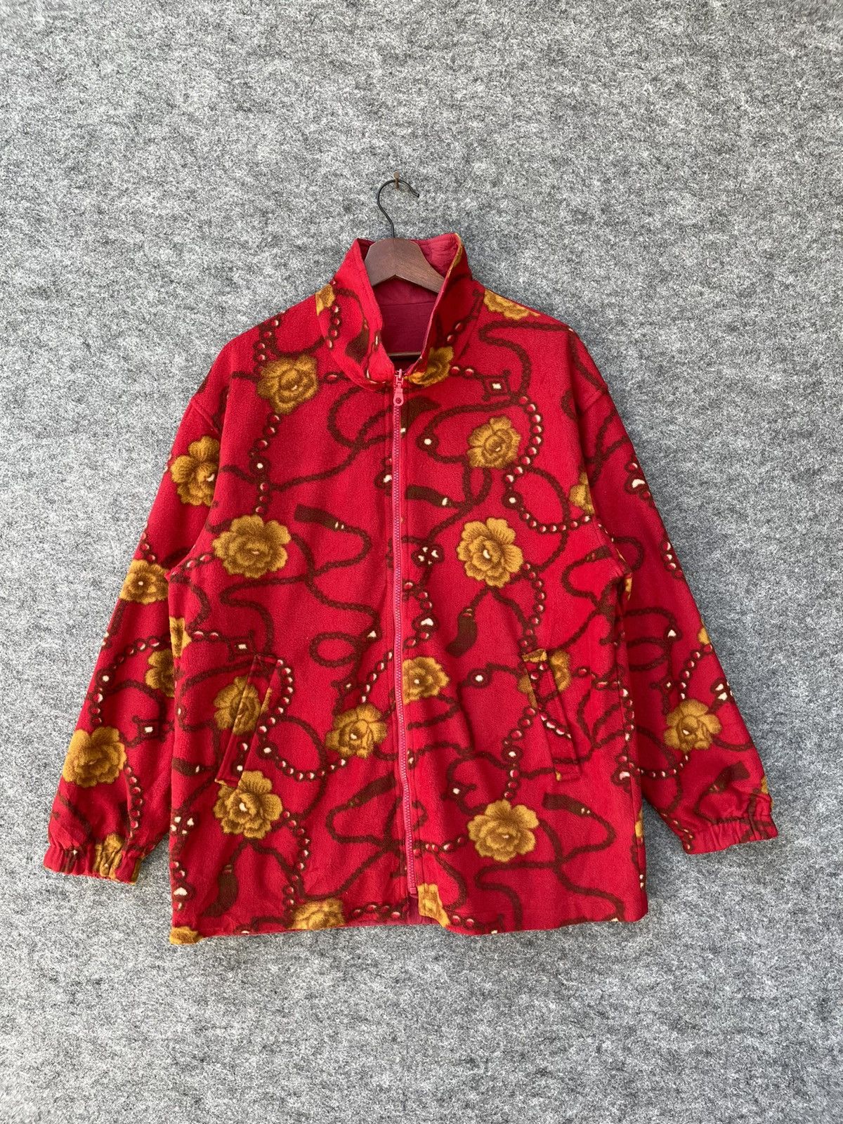 Japanese Brand × Vintage VOCETI FEMME SPORTS FLEECE JACKET Size US M / EU 48-50 / 2 - 1 Thumbnail