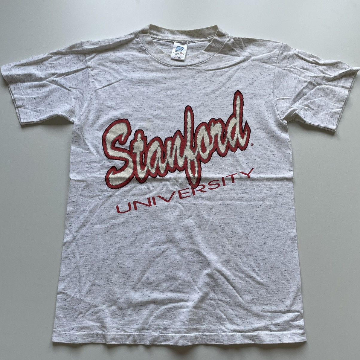 Vintage Vintage 90s Stanford University Graphic T Shirt Medium Rare Size US M / EU 48-50 / 2 - 2 Thumbnail