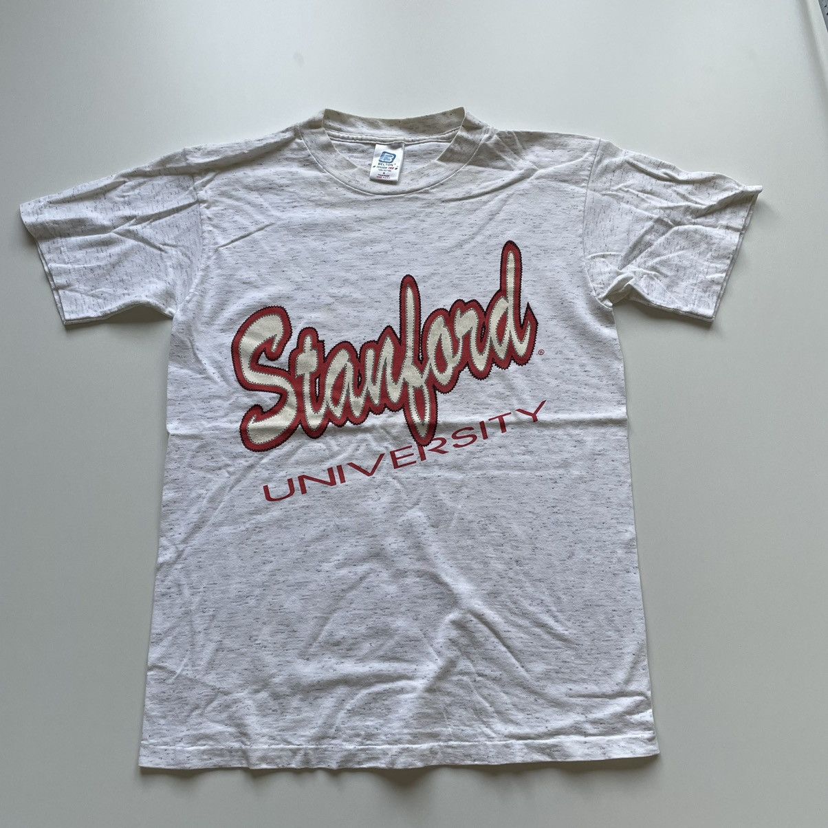 Vintage Vintage 90s Stanford University Graphic T Shirt Medium Rare Size US M / EU 48-50 / 2 - 1 Thumbnail