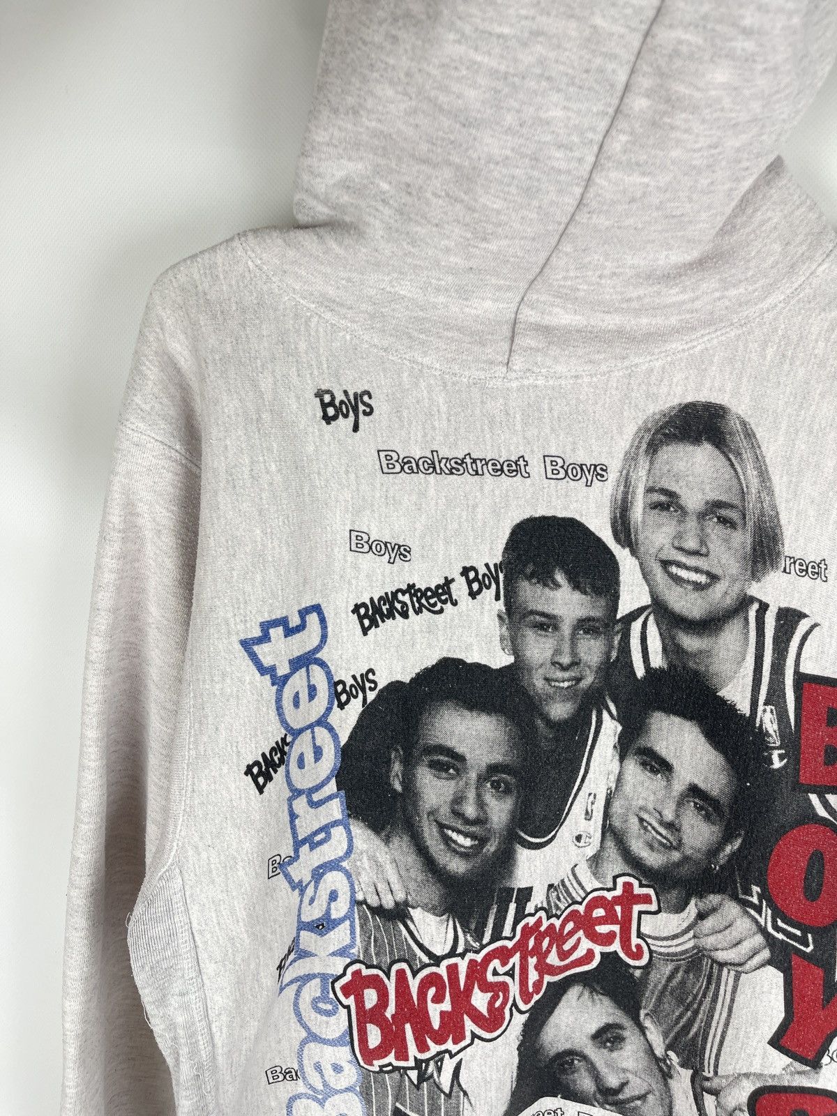 Band Tees Backstreet Boys vintage 90s Caliway big print grey hoodie Size US M / EU 48-50 / 2 - 11 Thumbnail