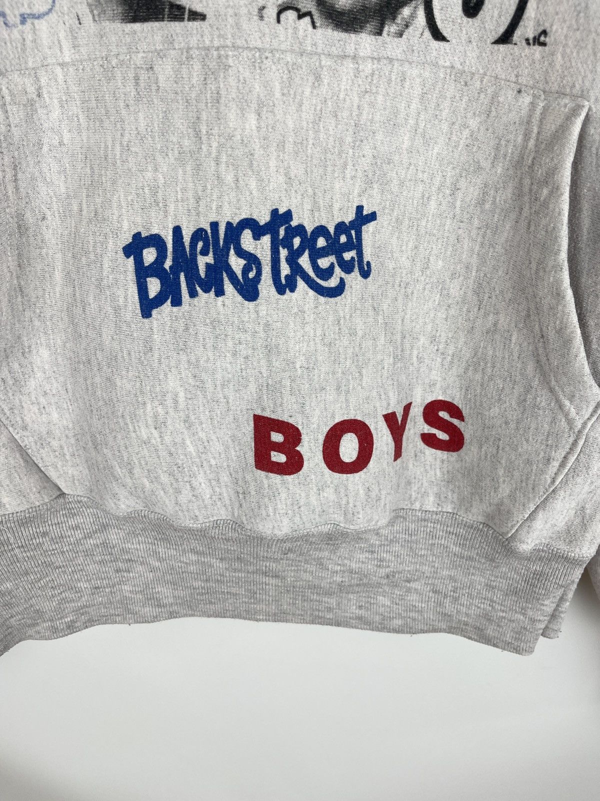 Band Tees Backstreet Boys vintage 90s Caliway big print grey hoodie Size US M / EU 48-50 / 2 - 5 Thumbnail