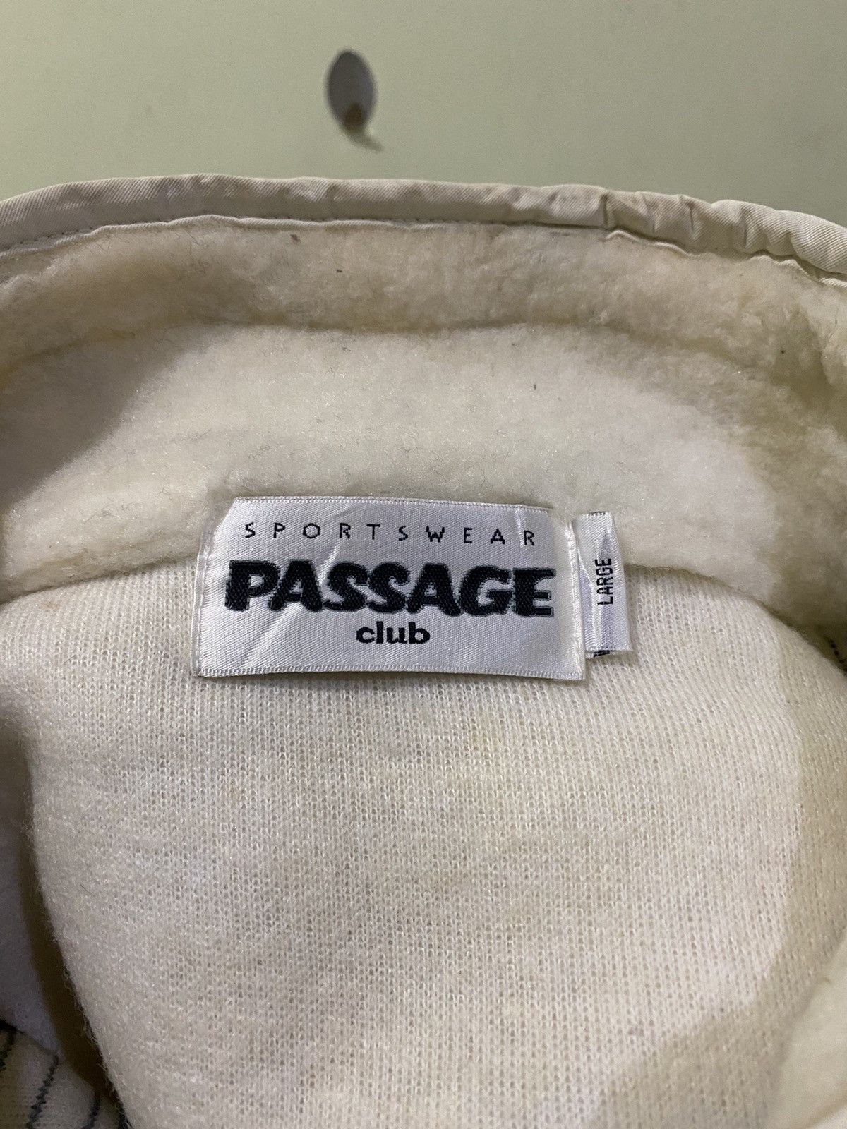 Japanese Brand SPORTWEAR PASSAGE CLUB FLEECE SWEATER Size US L / EU 52-54 / 3 - 5 Thumbnail