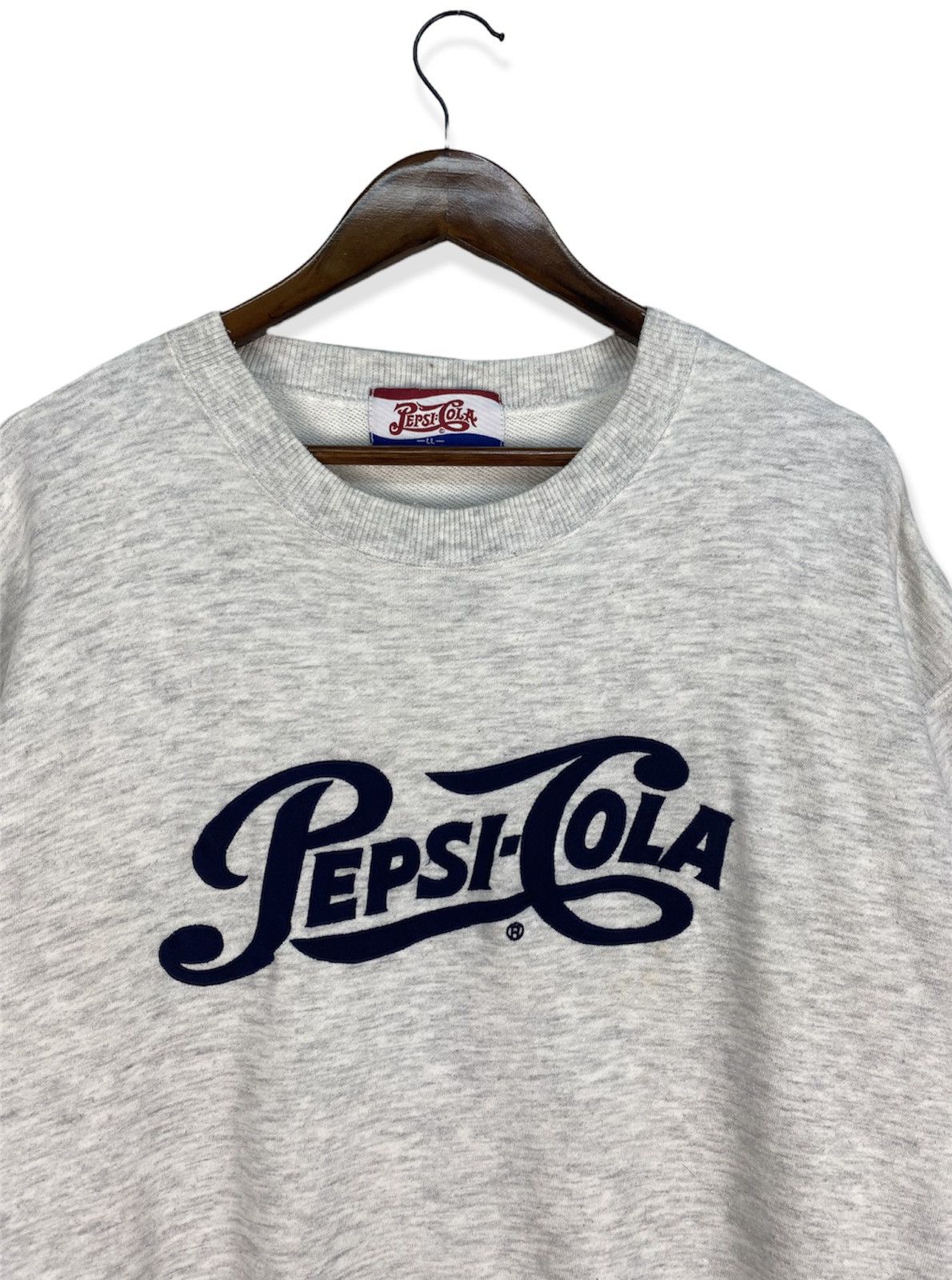 Coca Cola Vintage Pepsi-Cola Spellout Sweatshirt Size US L / EU 52-54 / 3 - 2 Thumbnail