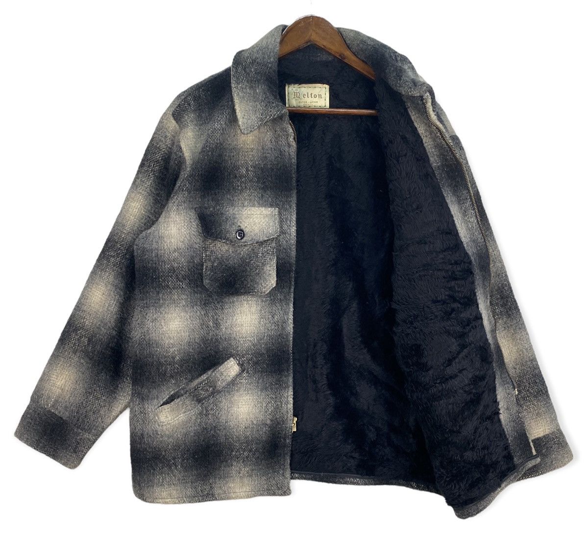 Flannel Vintage Melton Flannel Size US XL / EU 56 / 4 - 3 Thumbnail