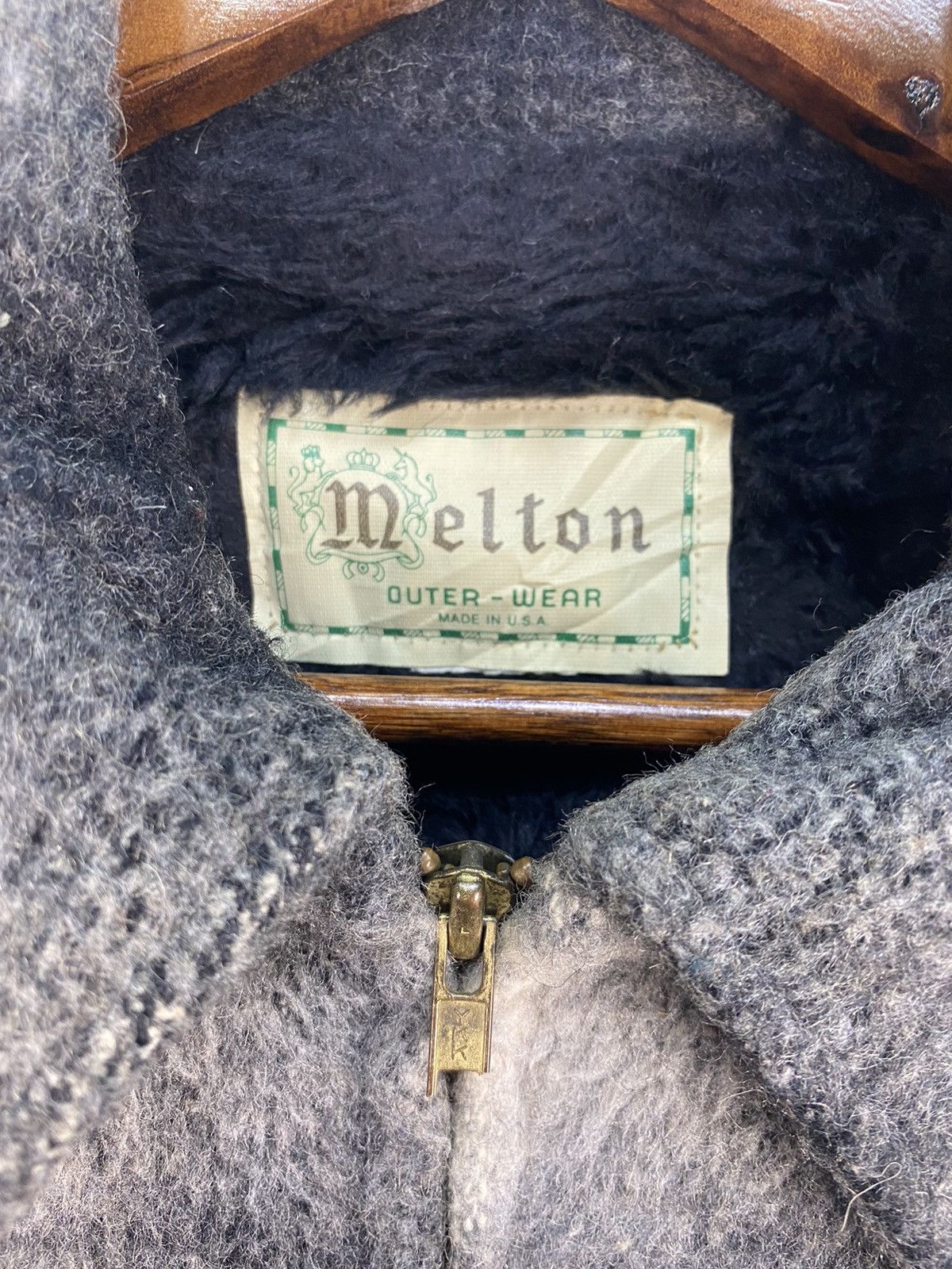 Flannel Vintage Melton Flannel Size US XL / EU 56 / 4 - 7 Thumbnail