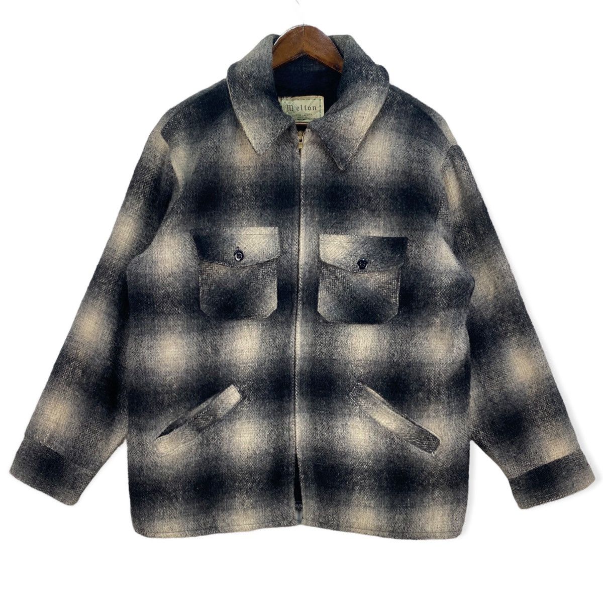 Flannel Vintage Melton Flannel Size US XL / EU 56 / 4 - 1 Thumbnail