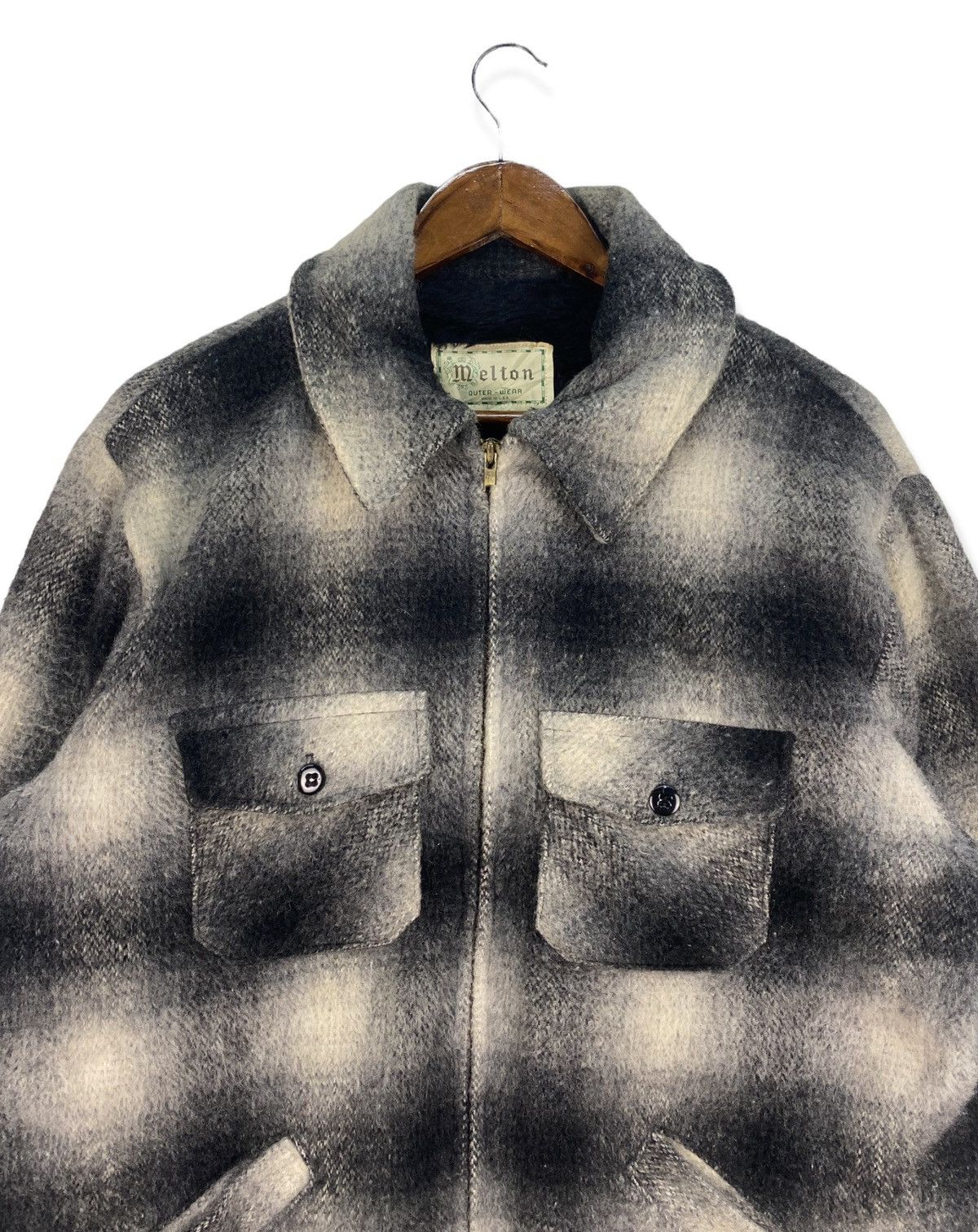 Flannel Vintage Melton Flannel Size US XL / EU 56 / 4 - 2 Thumbnail
