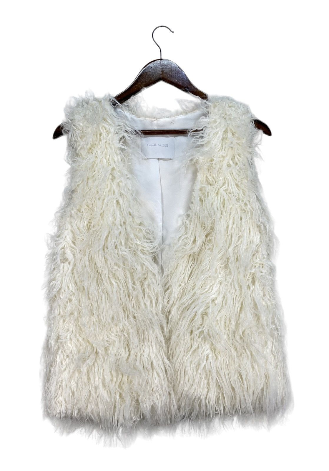 MR & MRS ITALY Cecil Mcbee Fur Vest Size S / US 4 / IT 40 - 1 Thumbnail