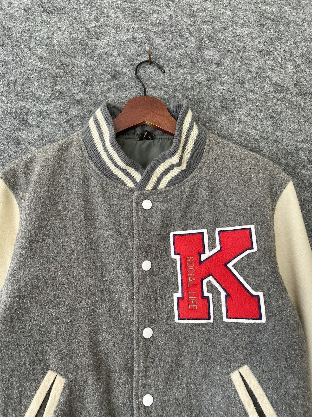 Japanese Brand × Vintage VINTAGE JAPANESE STADIUM VARSITY JACKET Size US M / EU 48-50 / 2 - 2 Thumbnail