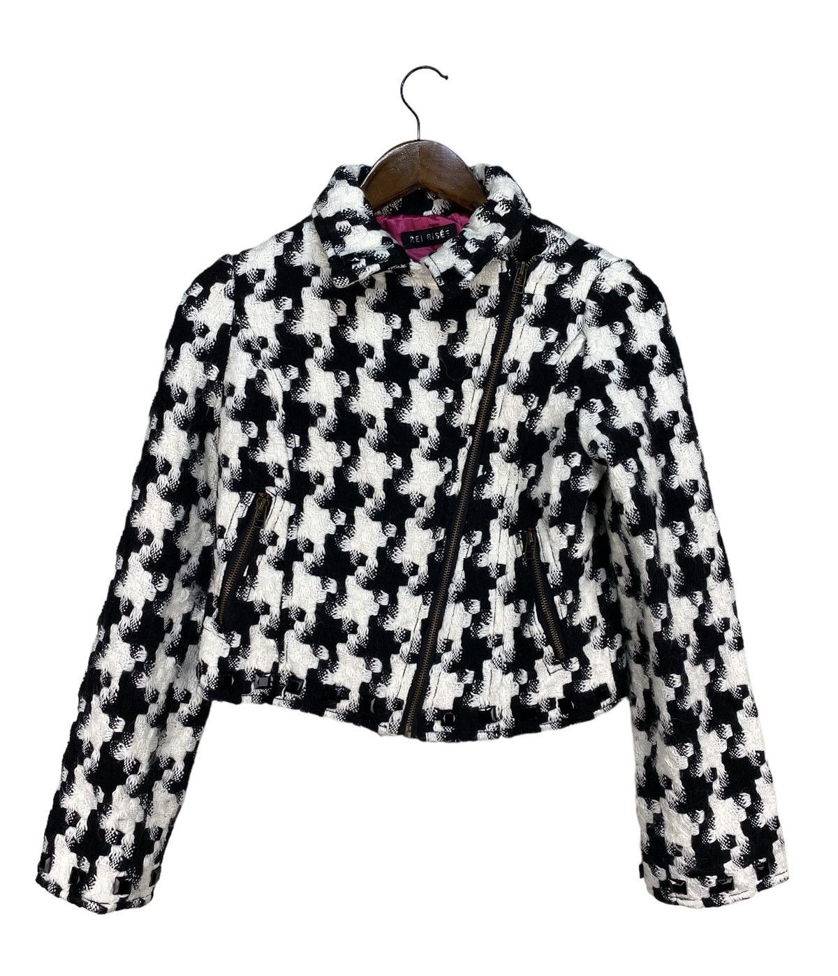 Japanese Brand Rei Risee Cropped Jacket Nice Design Size XS / US 0-2 / IT 36-38 - 2 Thumbnail