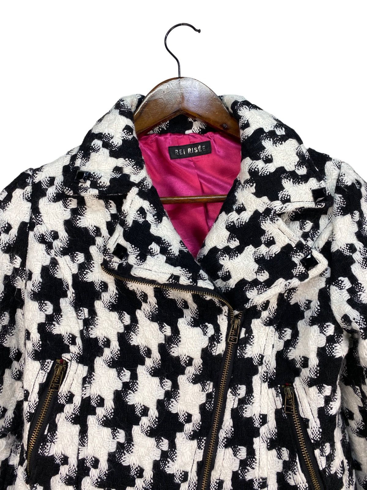 Japanese Brand Rei Risee Cropped Jacket Nice Design Size XS / US 0-2 / IT 36-38 - 3 Thumbnail