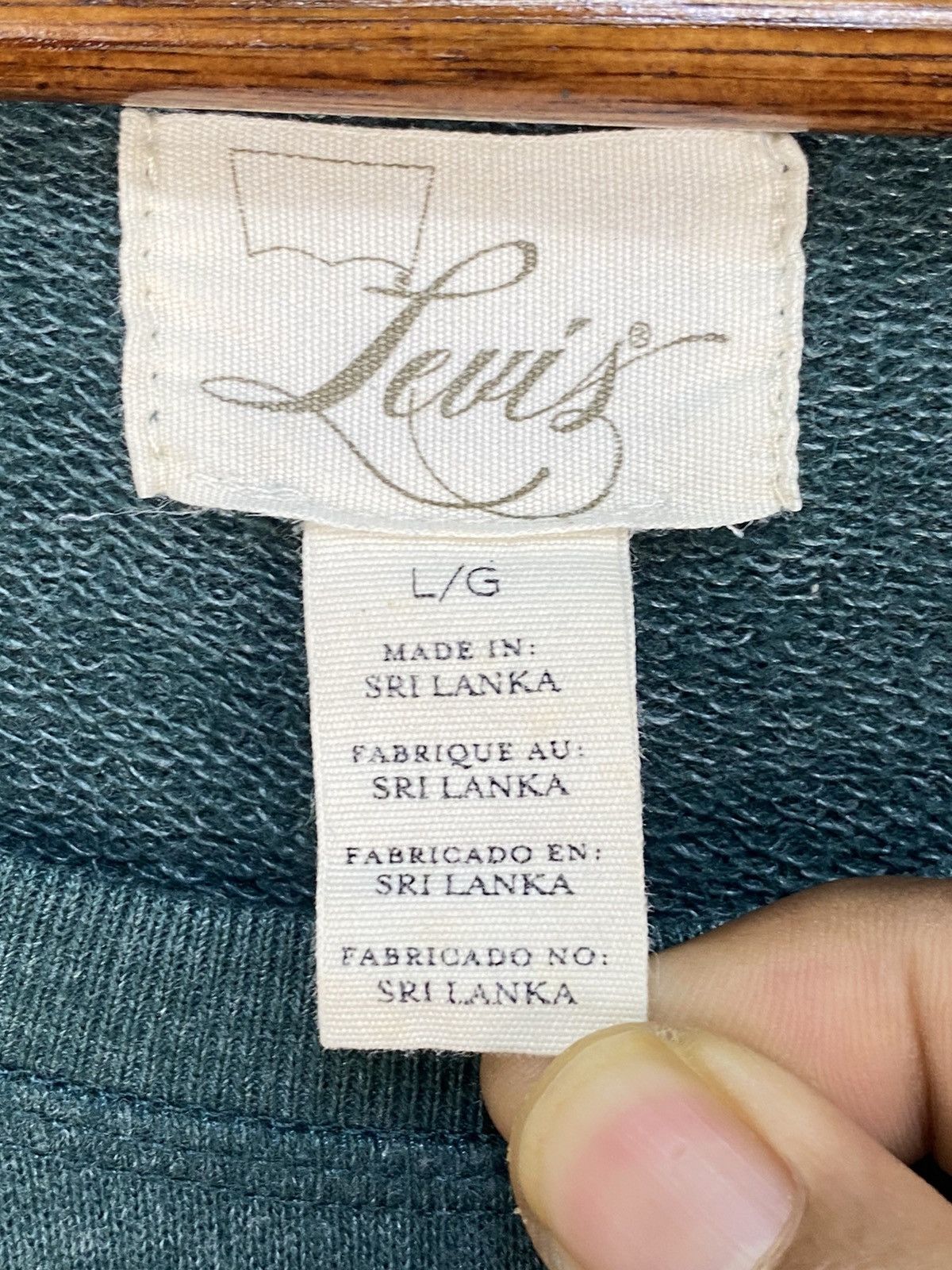 Levi's Vintage Levis 1873 Sweatshirt Size US L / EU 52-54 / 3 - 5 Thumbnail