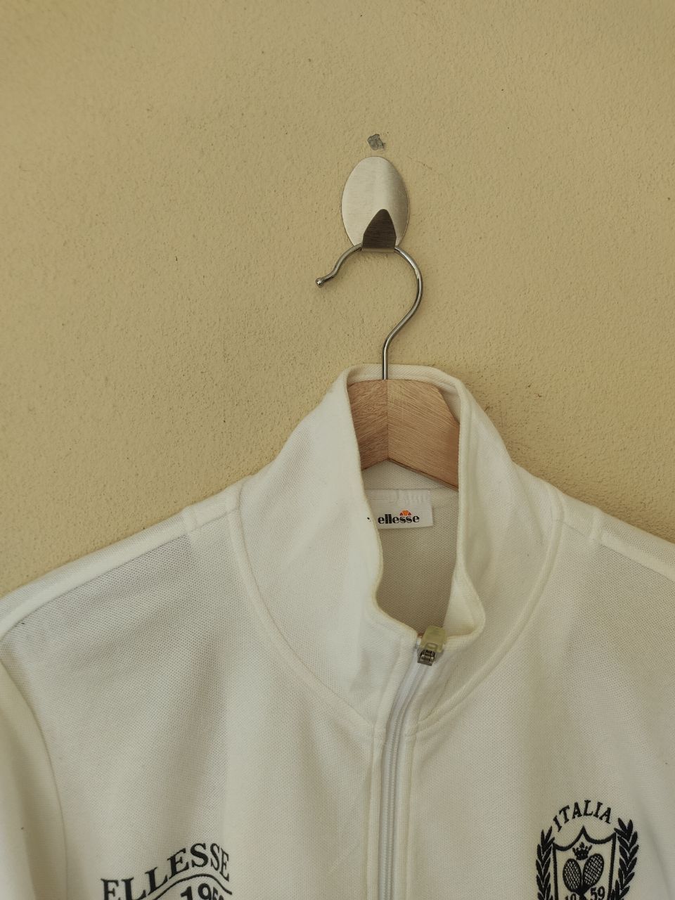 Ellesse × Japanese Brand × Vintage Vintage Ellesse Perugia 5 White Jacket Size US L / EU 52-54 / 3 - 5 Thumbnail