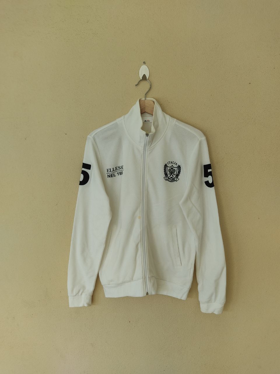 Ellesse × Japanese Brand × Vintage Vintage Ellesse Perugia 5 White Jacket Size US L / EU 52-54 / 3 - 1 Thumbnail