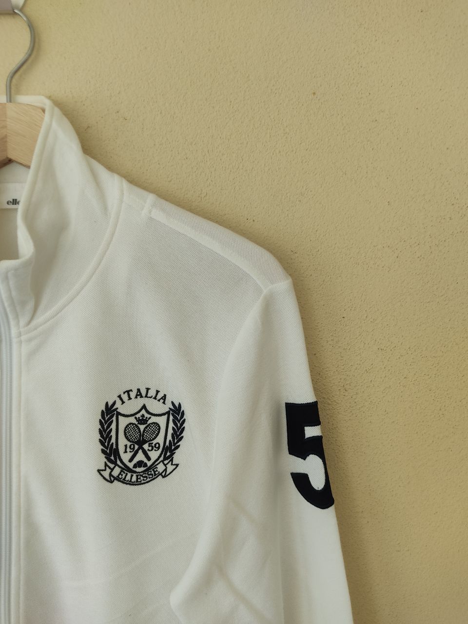 Ellesse × Japanese Brand × Vintage Vintage Ellesse Perugia 5 White Jacket Size US L / EU 52-54 / 3 - 3 Thumbnail