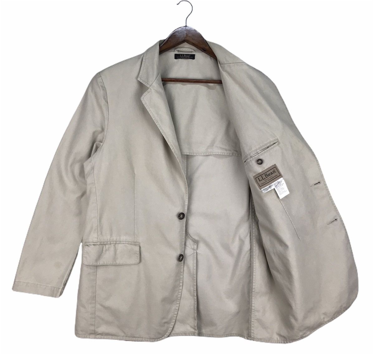 L.L. Bean Vintage L.L. BEAN Elbow Patch Coat Jacket Size US M / EU 48-50 / 2 - 1 Thumbnail