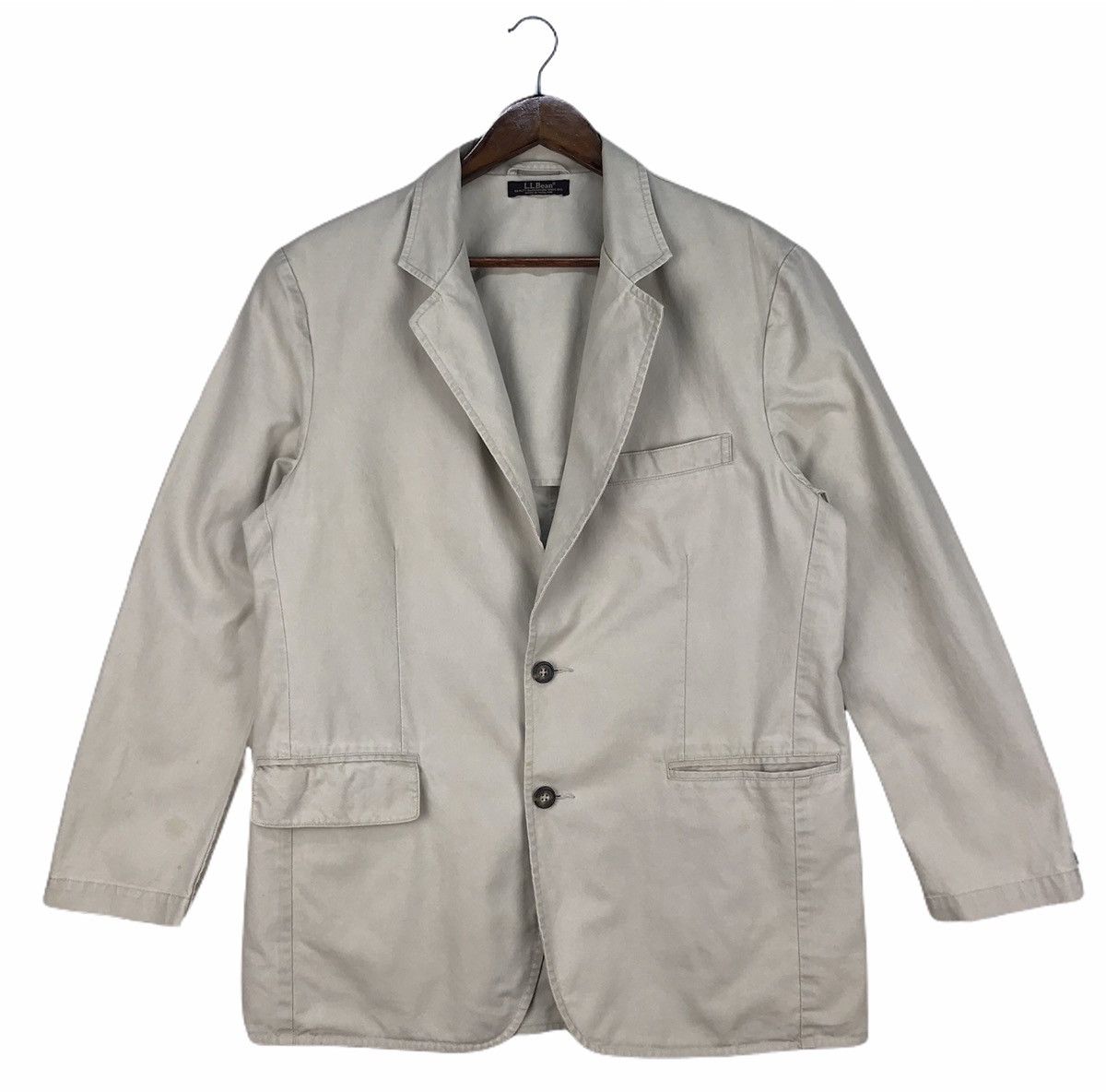 L.L. Bean Vintage L.L. BEAN Elbow Patch Coat Jacket Size US M / EU 48-50 / 2 - 2 Thumbnail