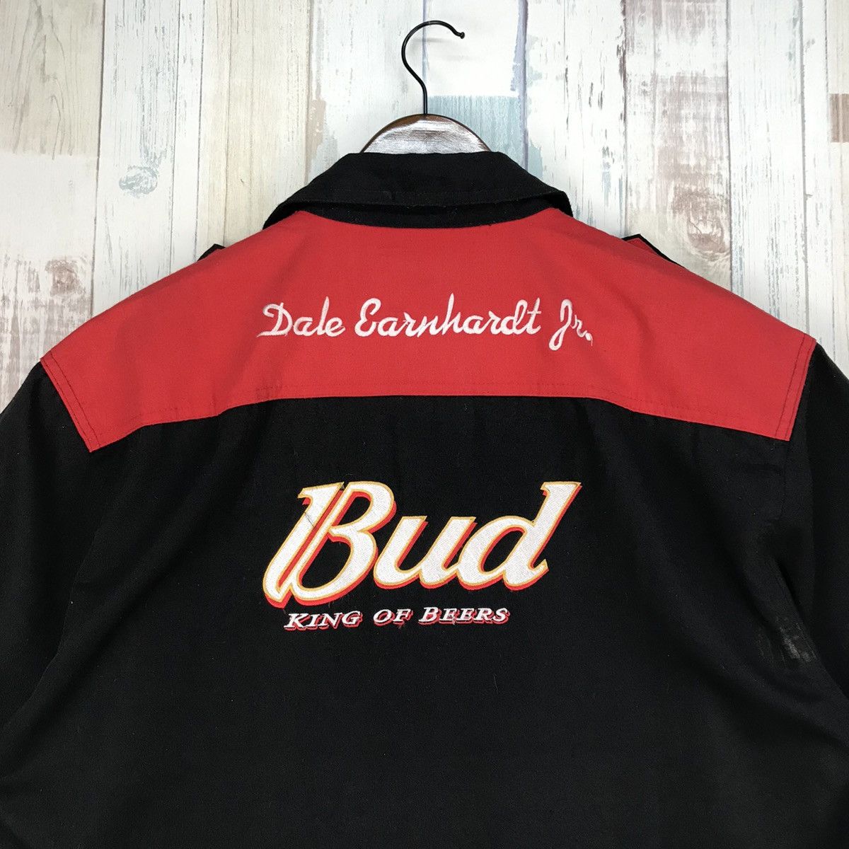 Budweiser Vintage Dale Earnhardt Jr Nascar Winston Cup Shirt Size US XXL / EU 58 / 5 - 10 Thumbnail