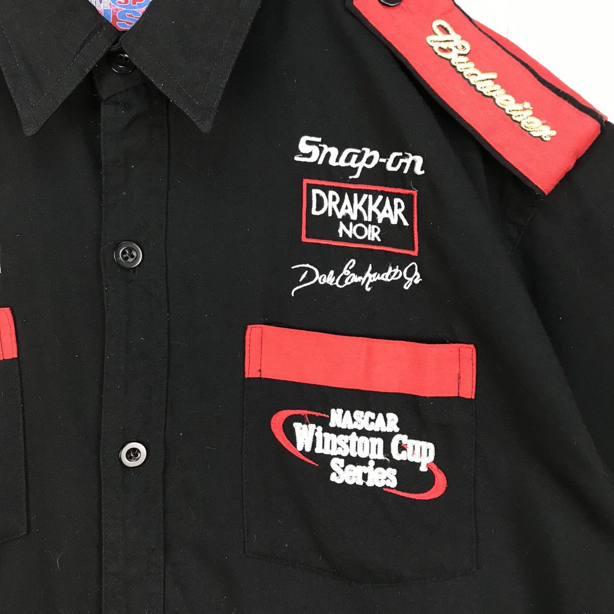 Budweiser Vintage Dale Earnhardt Jr Nascar Winston Cup Shirt Size US XXL / EU 58 / 5 - 5 Thumbnail