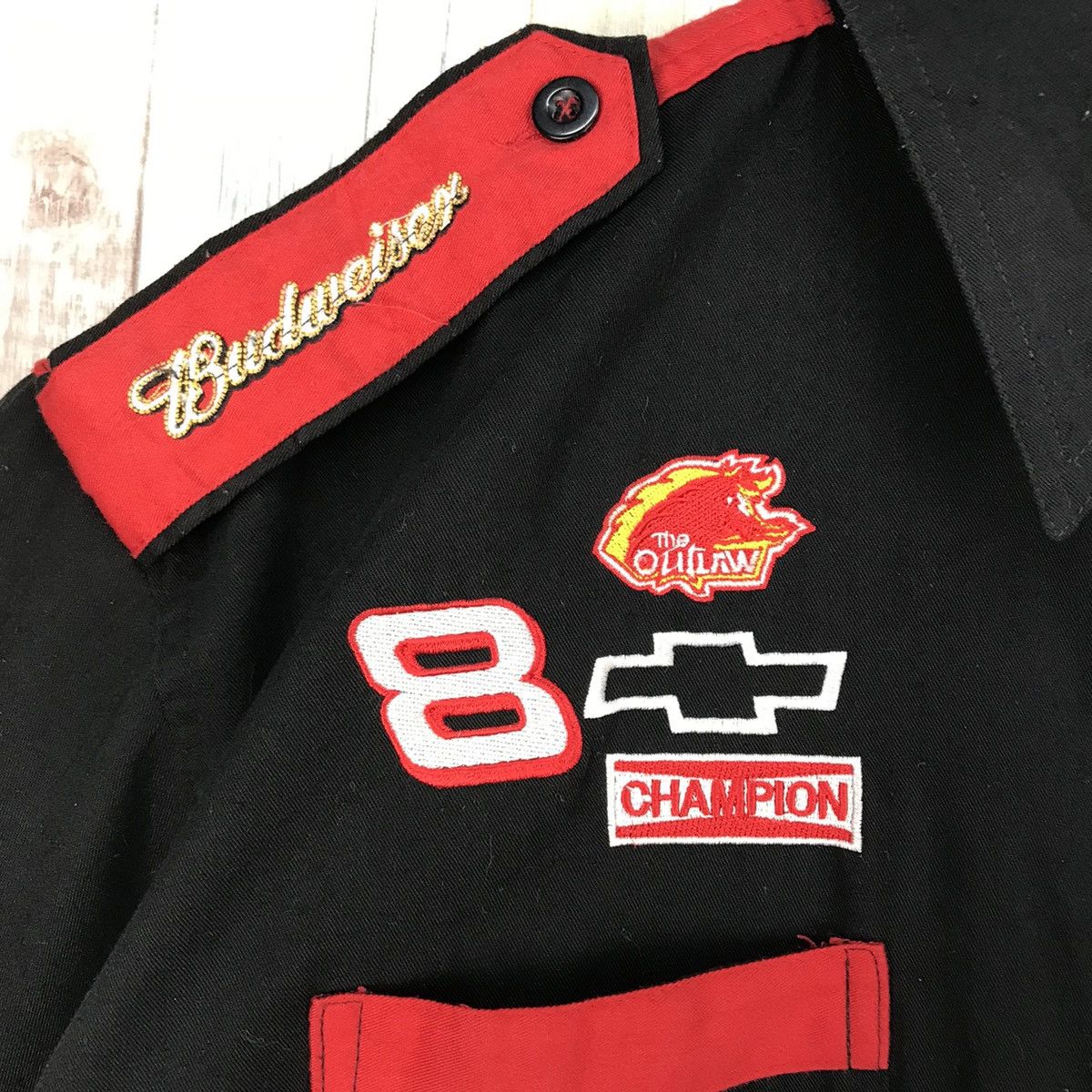 Budweiser Vintage Dale Earnhardt Jr Nascar Winston Cup Shirt Size US XXL / EU 58 / 5 - 7 Thumbnail