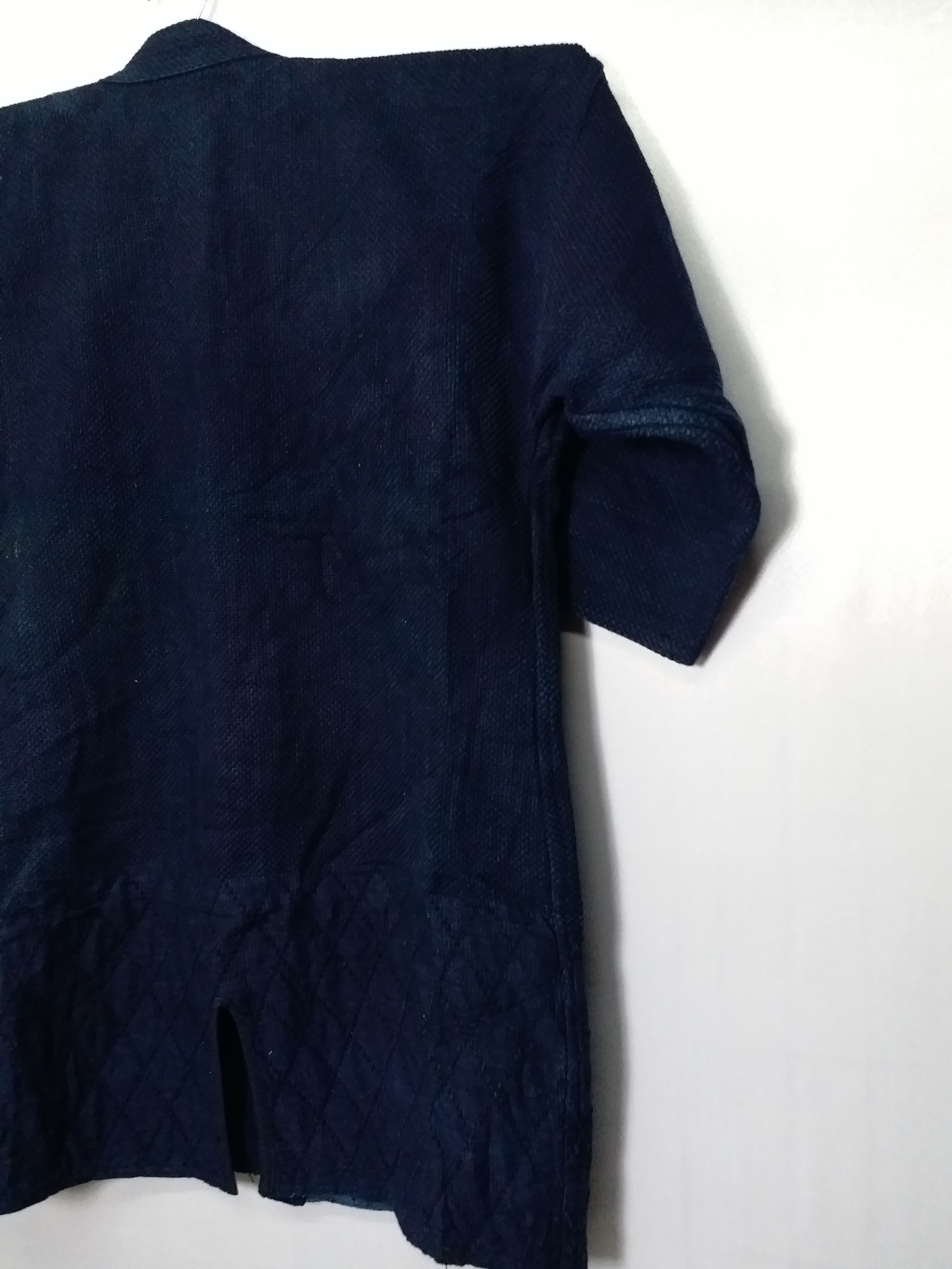 Indigo 💥Japan Kendogi Indigo Deep Dyed Kimono Boro Size US L / EU 52-54 / 3 - 4 Thumbnail