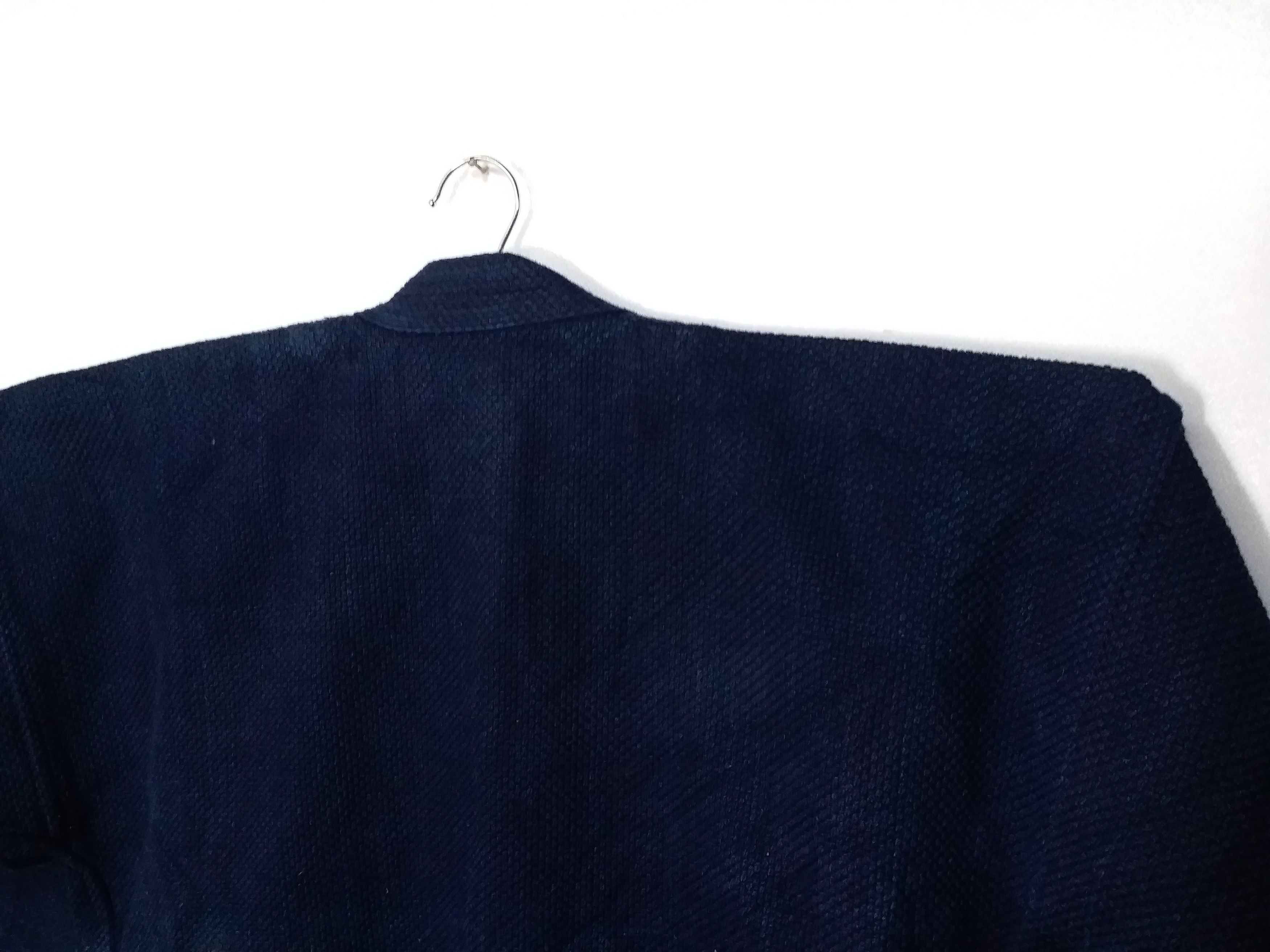 Indigo 💥Japan Kendogi Indigo Deep Dyed Kimono Boro Size US L / EU 52-54 / 3 - 3 Thumbnail