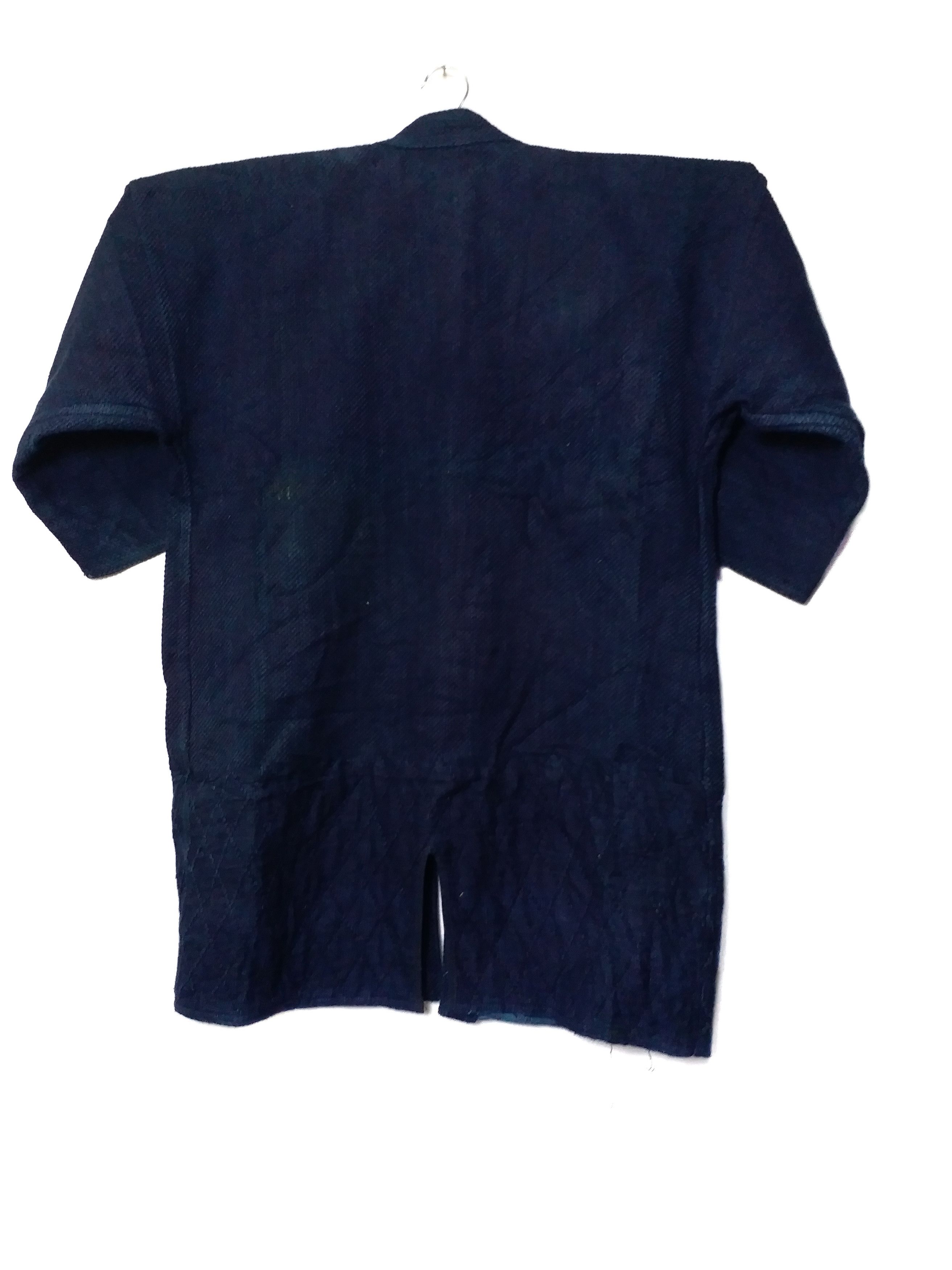 Indigo 💥Japan Kendogi Indigo Deep Dyed Kimono Boro Size US L / EU 52-54 / 3 - 2 Thumbnail