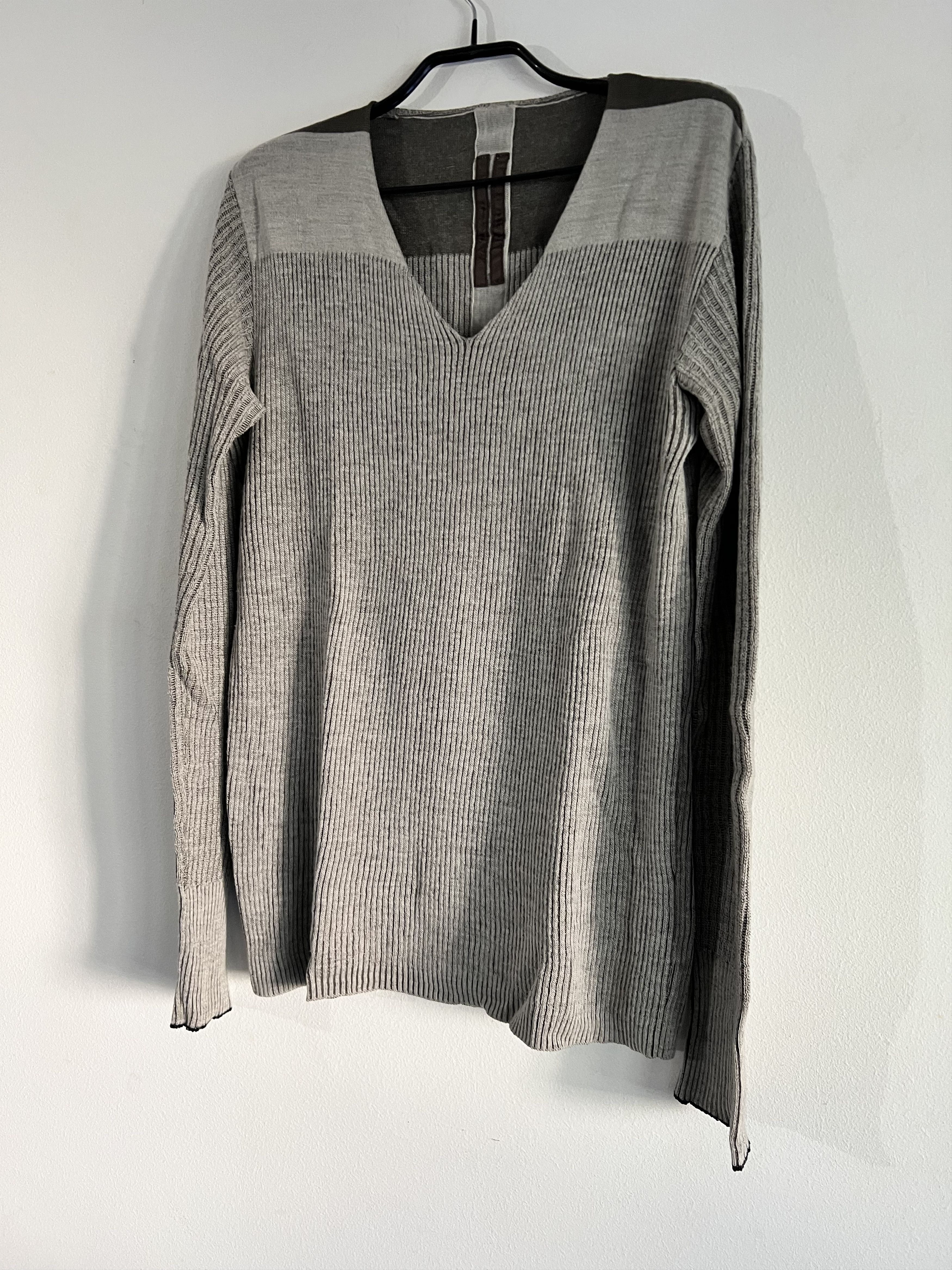 Rick Owens V Neck knit By Rick Owens Size US L / EU 52-54 / 3 - 3 Thumbnail