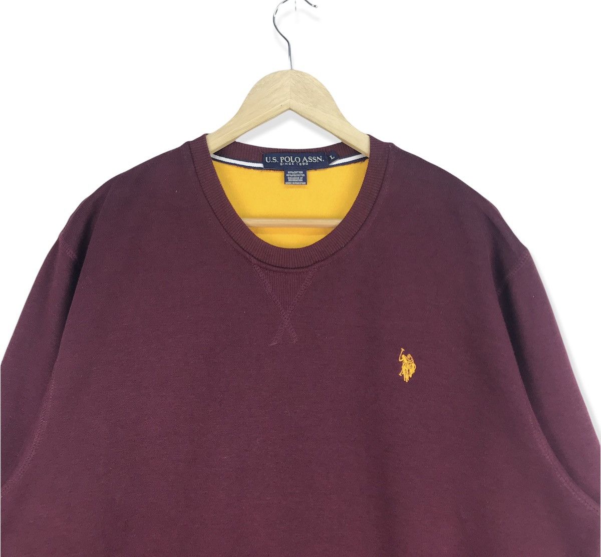 U.S. Polo Assn. Vintage U.S POLO ASSN Sweatshirt Size US L / EU 52-54 / 3 - 2 Thumbnail