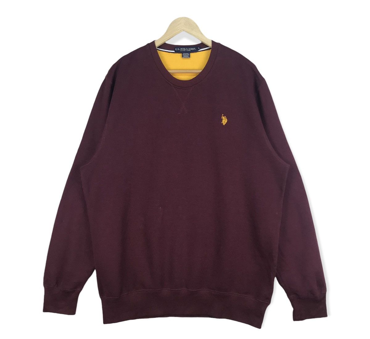 U.S. Polo Assn. Vintage U.S POLO ASSN Sweatshirt Size US L / EU 52-54 / 3 - 1 Thumbnail