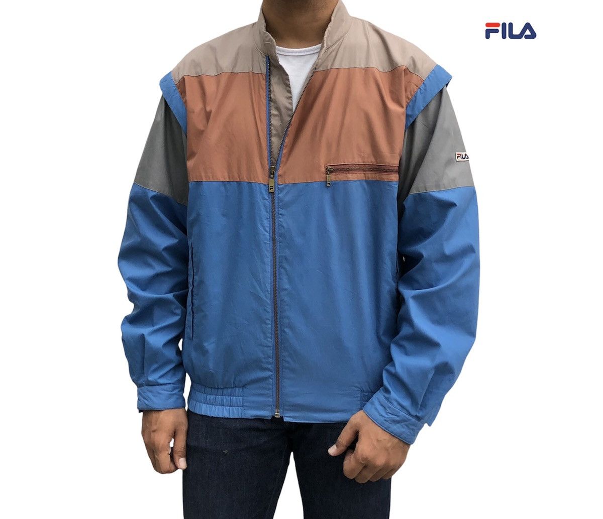 Fila Vintage Fila Zip-Up Lightweight Jacket Size US M / EU 48-50 / 2 - 1 Thumbnail