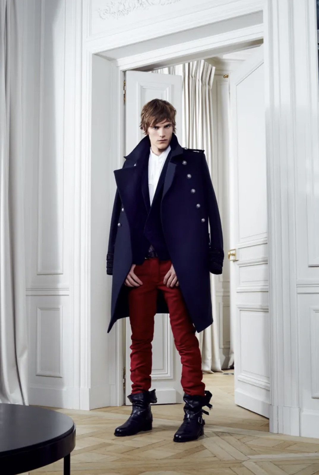Balmain BALMAIN 2012 FW Navy Coat size 50 Size US M / EU 48-50 / 2 - 1 Thumbnail