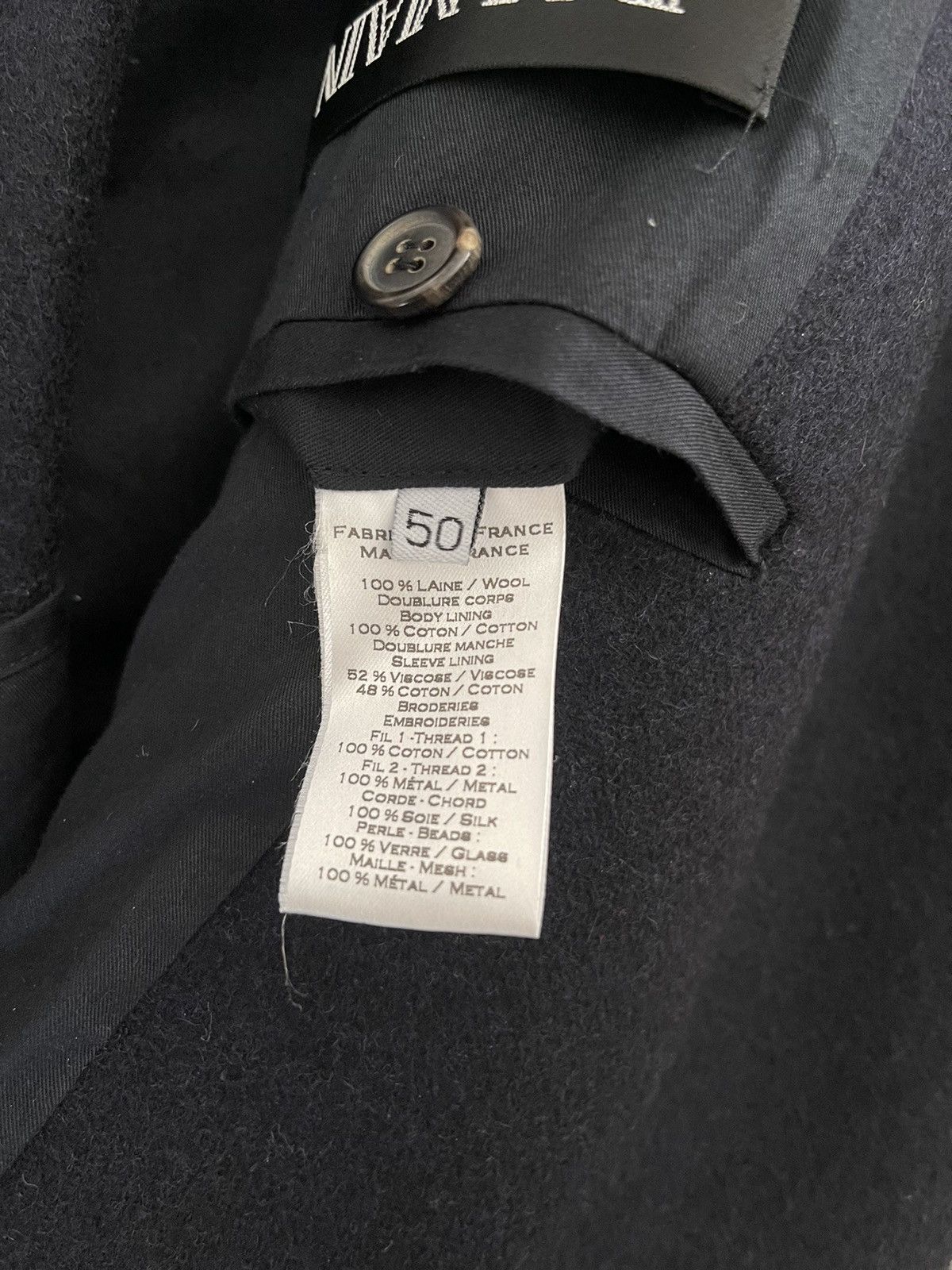 Balmain BALMAIN 2012 FW Navy Coat size 50 Size US M / EU 48-50 / 2 - 9 Thumbnail