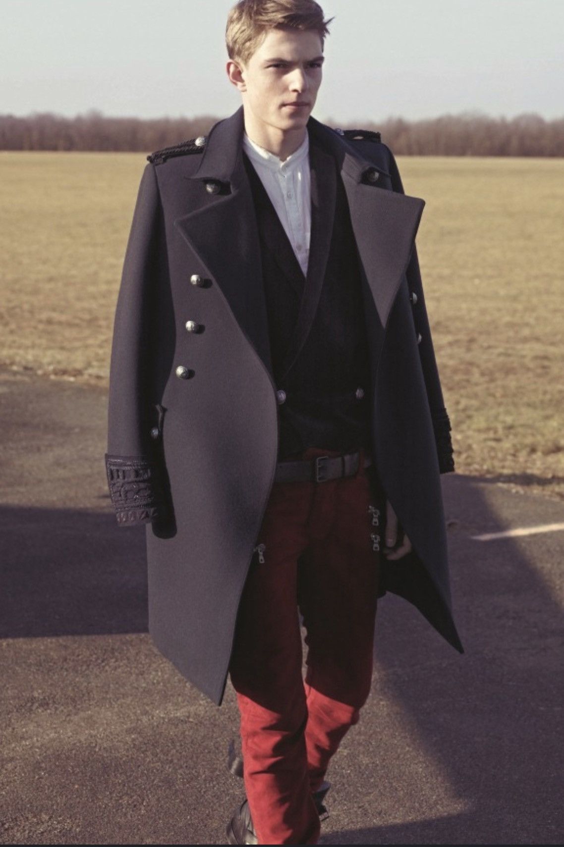 Balmain BALMAIN 2012 FW Navy Coat size 50 Size US M / EU 48-50 / 2 - 2 Thumbnail
